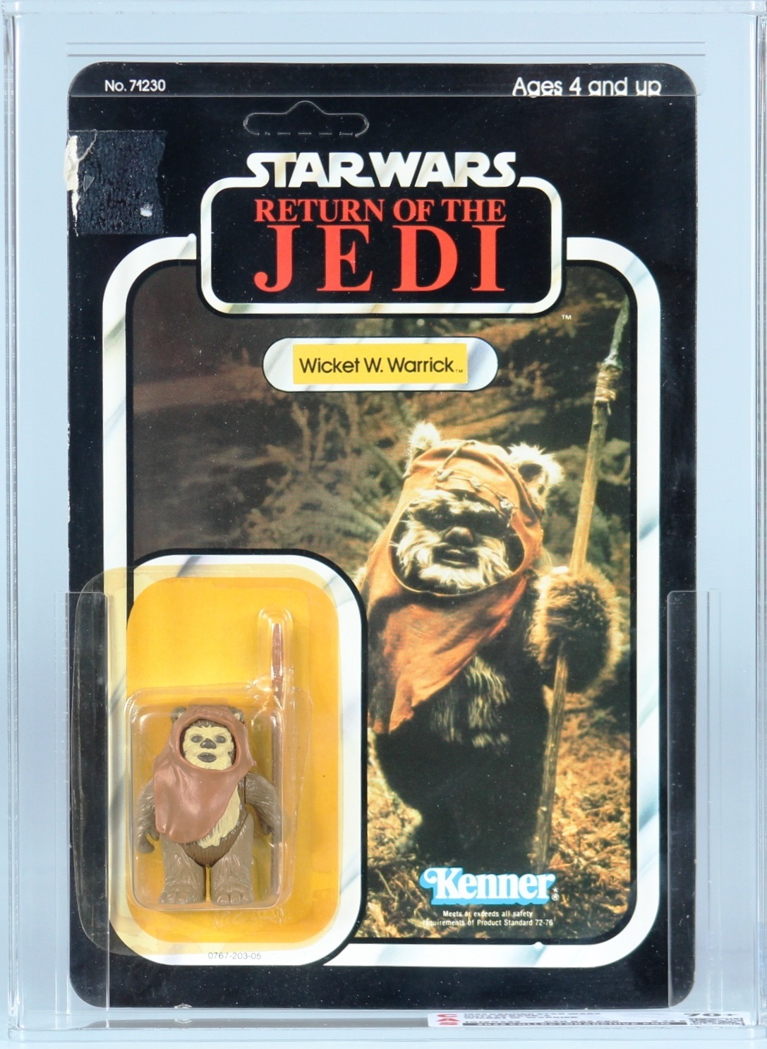 Star Wars Carded Action Figure Wicket W Warrick