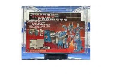  Graded 1986 Transformers Ultra Magnus in Display Case