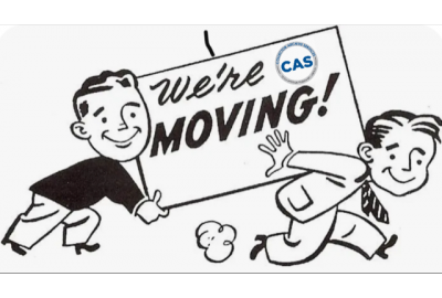 CAS is Moving! 