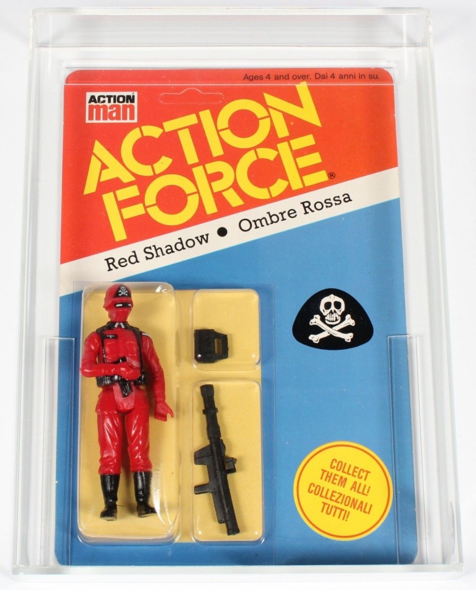 1982 Palitoy Action Man Carded Action Figure Red Shadow