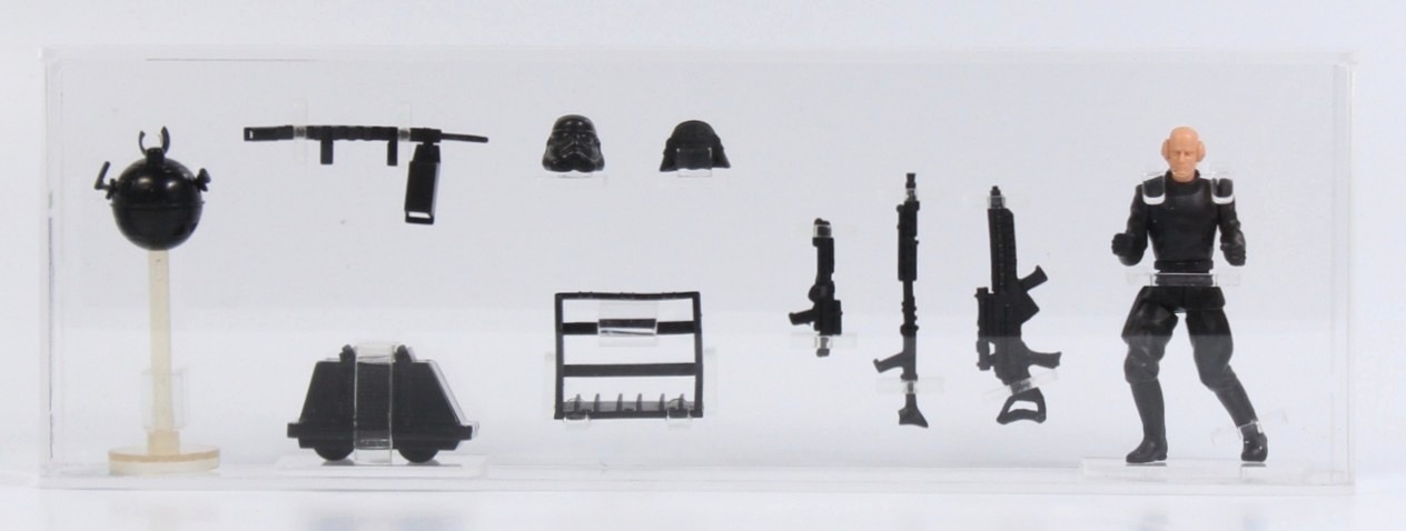 2002 Star Wars Hasbro First Shot Prototype Loose Action Figure - Death Star  Accessory Set (With Death Star Trooper and Droids)