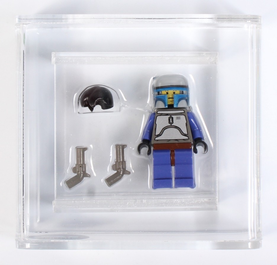LEGO Figur Minifigur Minifigs Star Wars Episode 2 Jango Fett Smile sw0468 