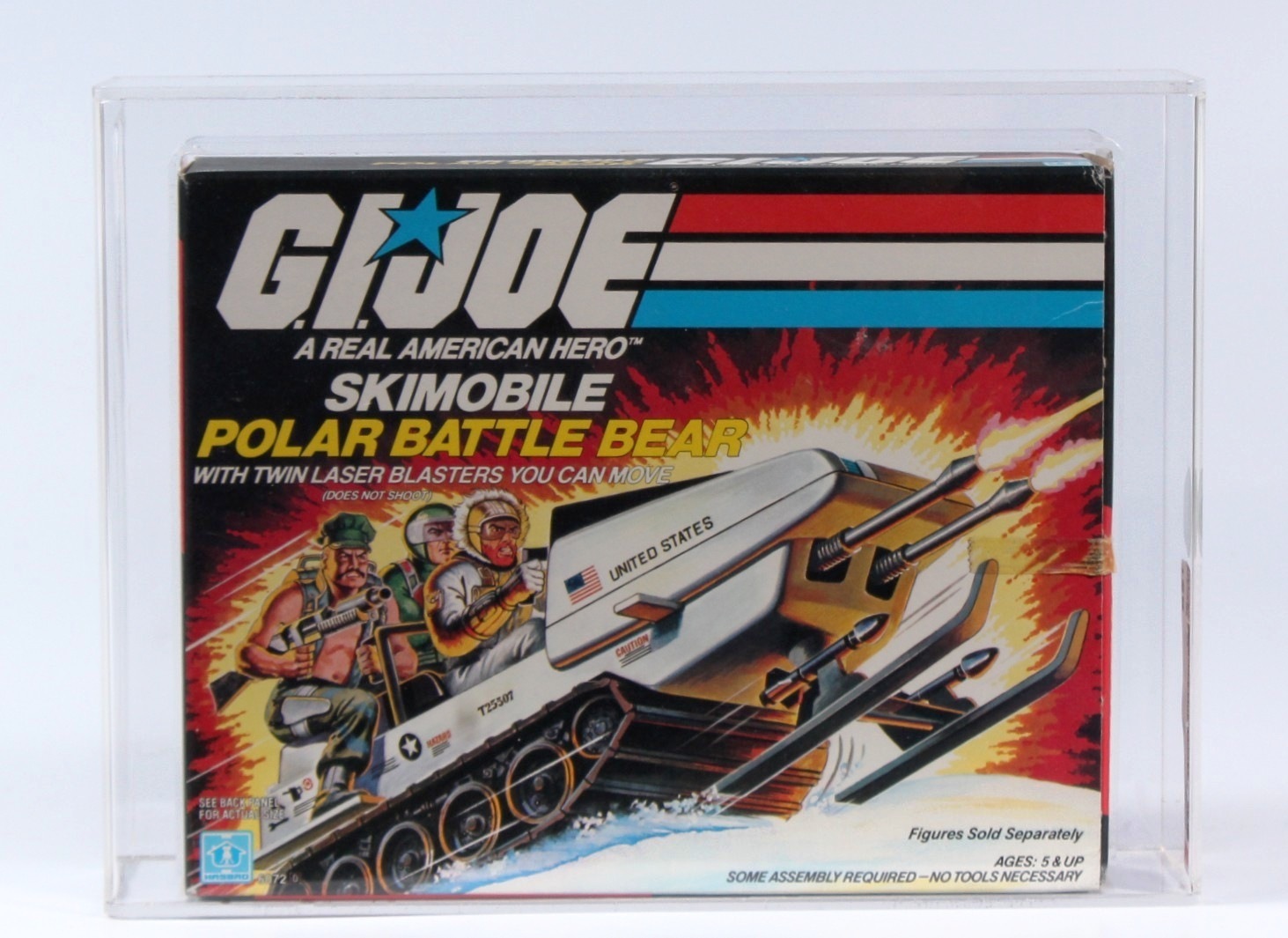 VINTAGE 1983 Hasbro GI Joe Replacement Part-Polar Battle Bear Laser Blaster Gun 