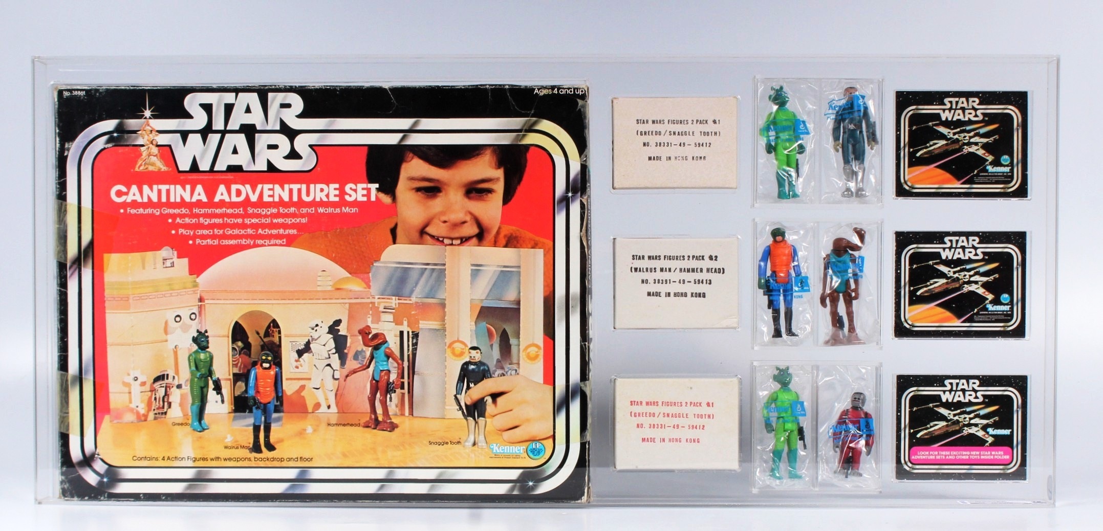 CUSTOM Star Wars Boxed - Cantina Adventure Set (Sears Exclusive) -  Qualified with Red & Blue Snaggletooth