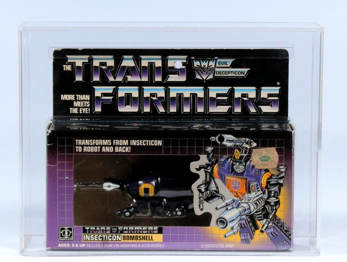 1985 Hasbro Transformers Boxed Action Figure - Bombshell