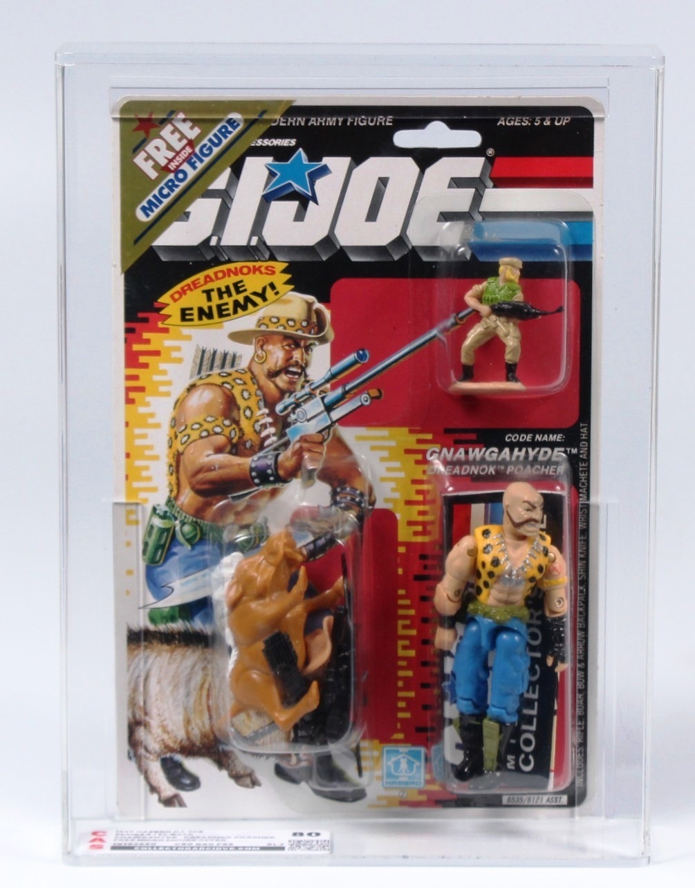 1989 Hasbro G.I. Joe Carded Action Figure Gnawgahyde