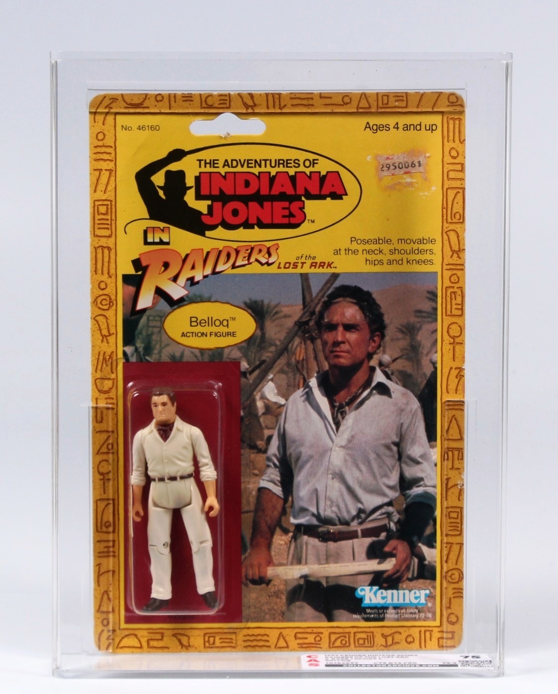 1982 Kenner Indiana Jones Carded Action Figure Belloq