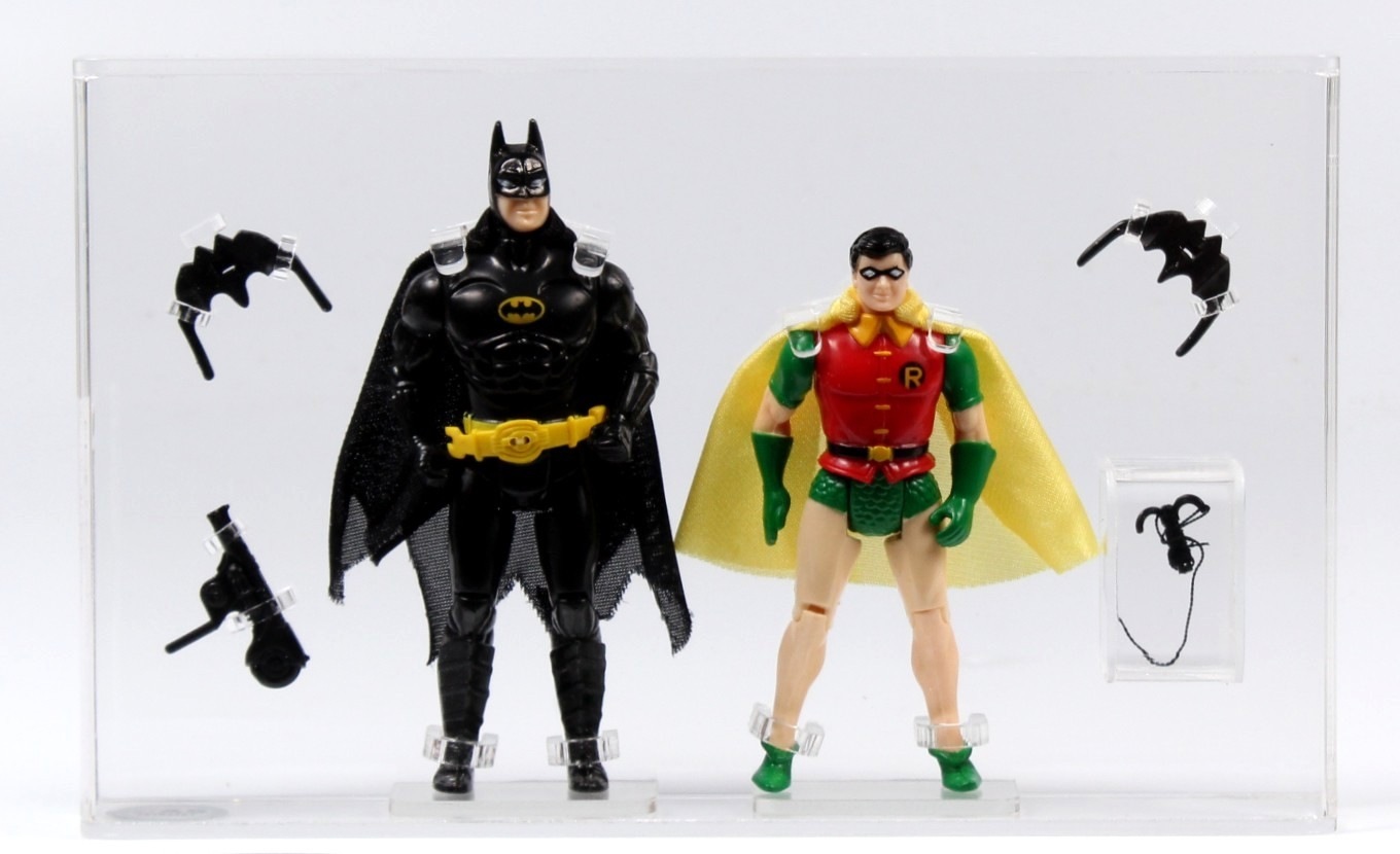CUSTOM 1989 Batman Loose Action Figures - Batman & Robin (Movie Series)