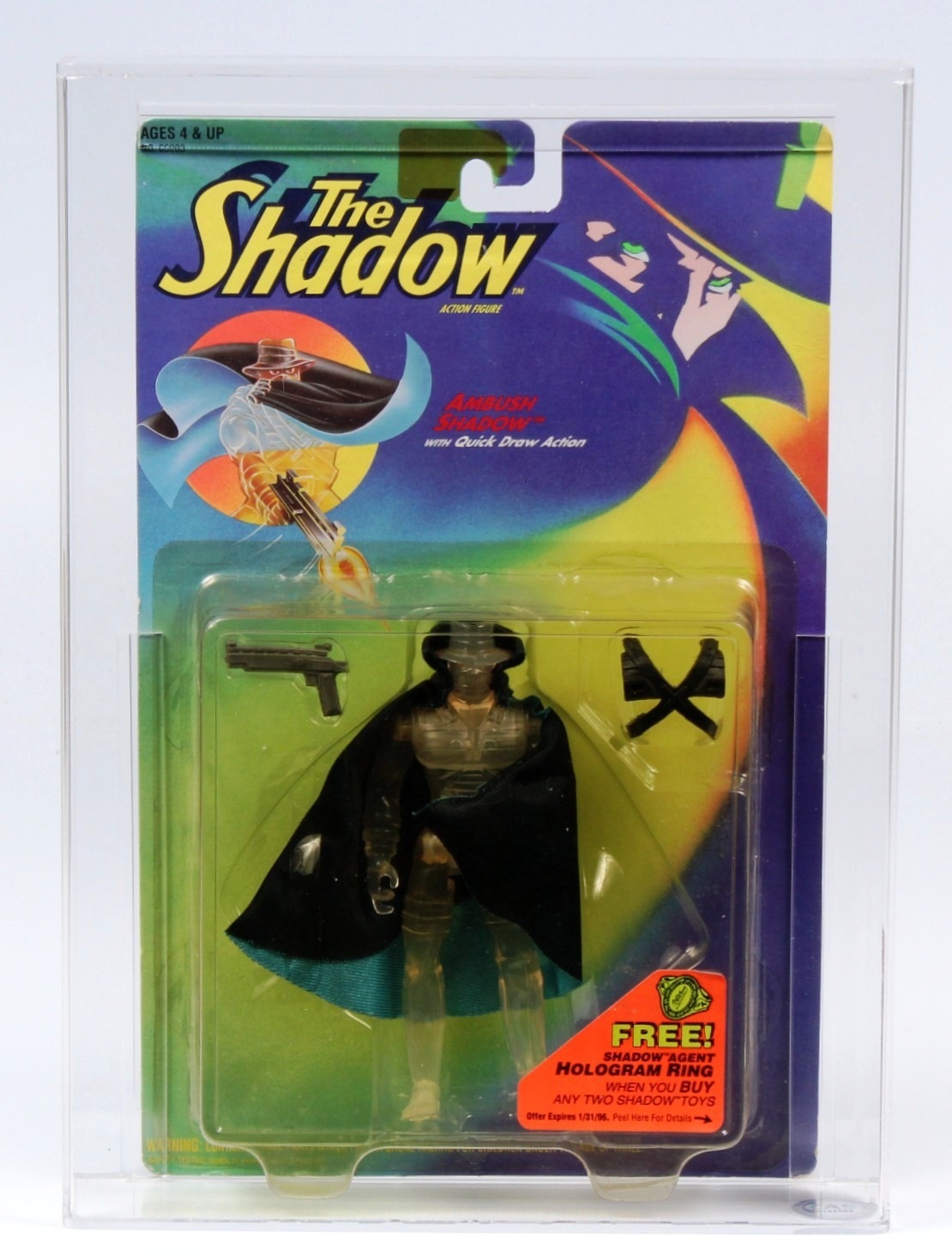 1994 Kenner The Shadow Carded Action Figure - Ambush Shadow