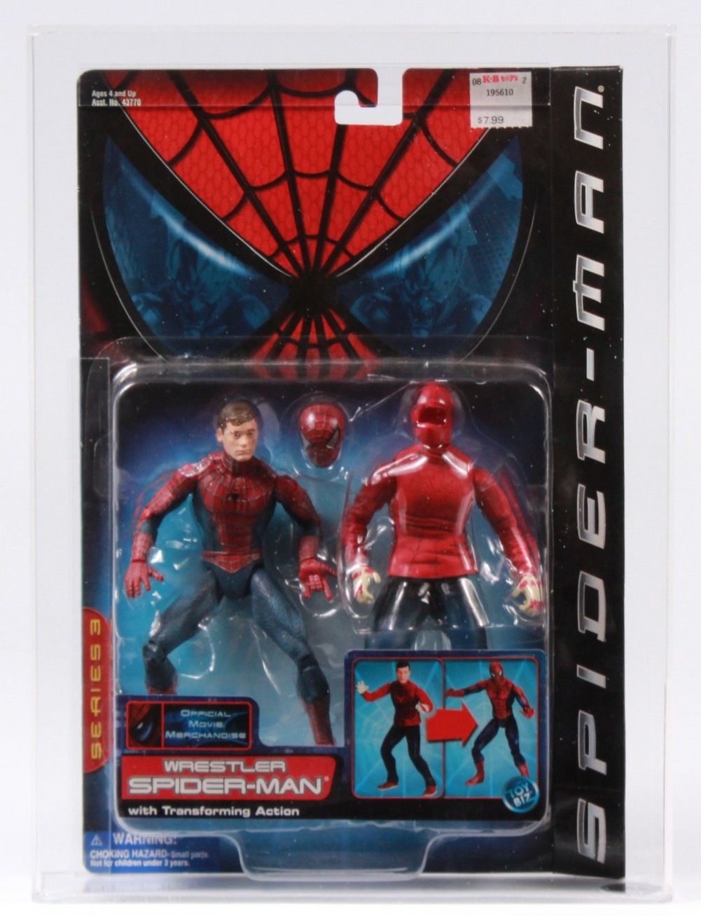 Action figure da Marvel Ent./Toybiz WW 2002 SPIDER-MAN UOMO RAGNO 16 CM 