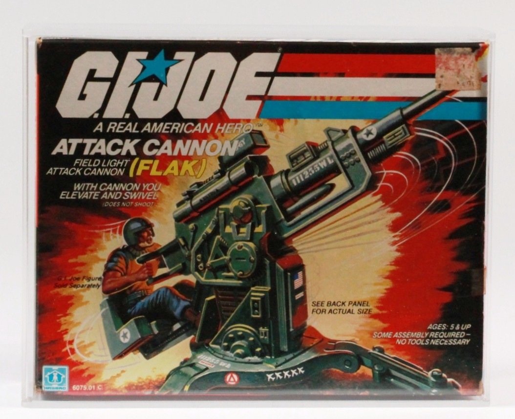 1982 Hasbro G.I. Joe Boxed Accessory - Attack Cannon (FLAK)