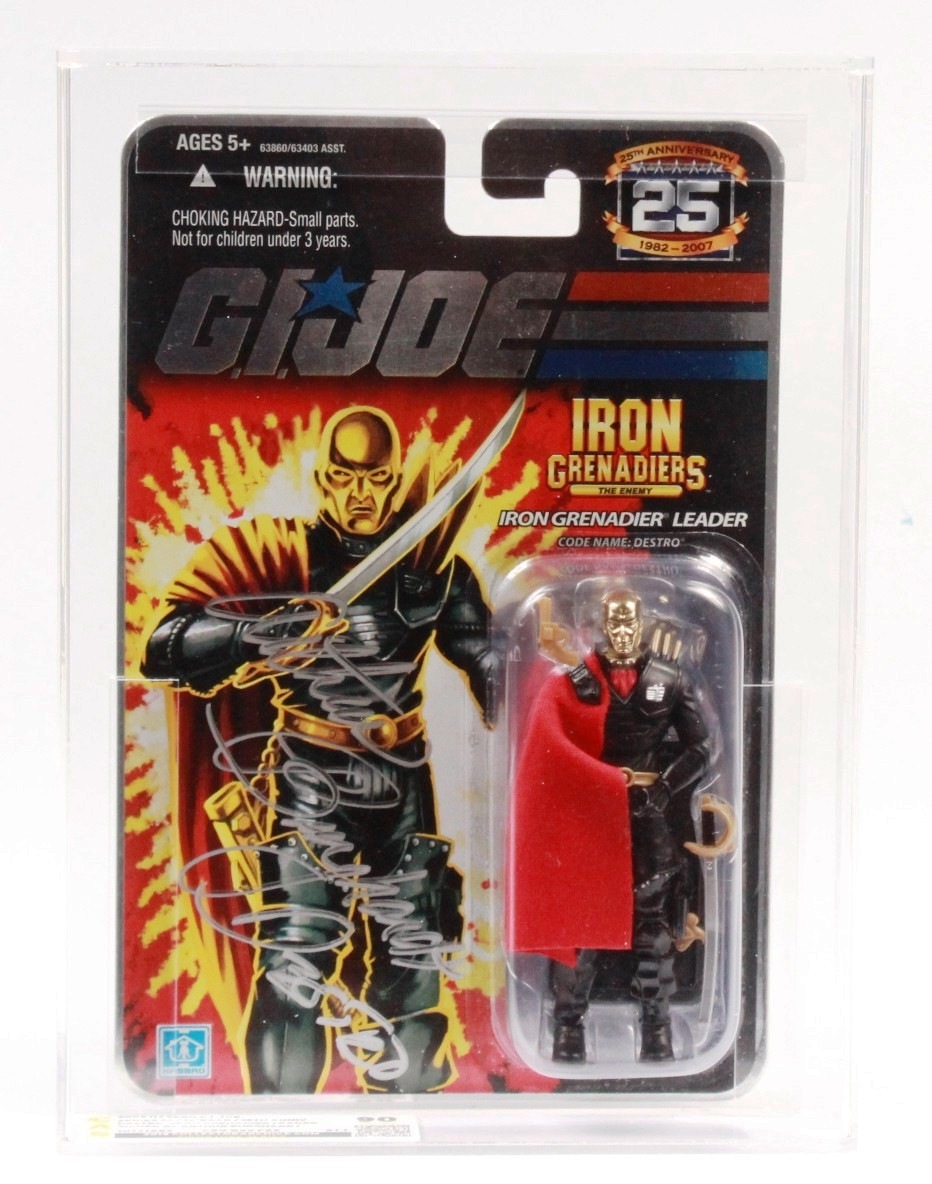Gi Joe 25th Anniversary Iron Grenadier Leader DESTRO Figure V16 Hasbro 2008 for sale online 