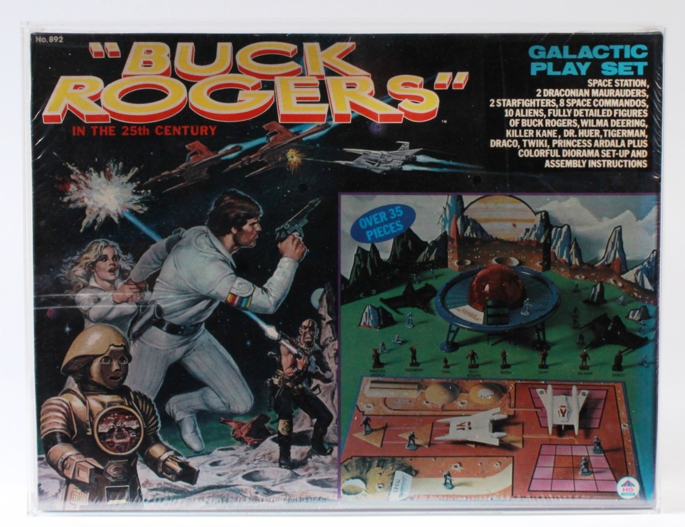 Glasslite Jogo Buck Rogers Guerra Espacial, Playtoy Brinquedos