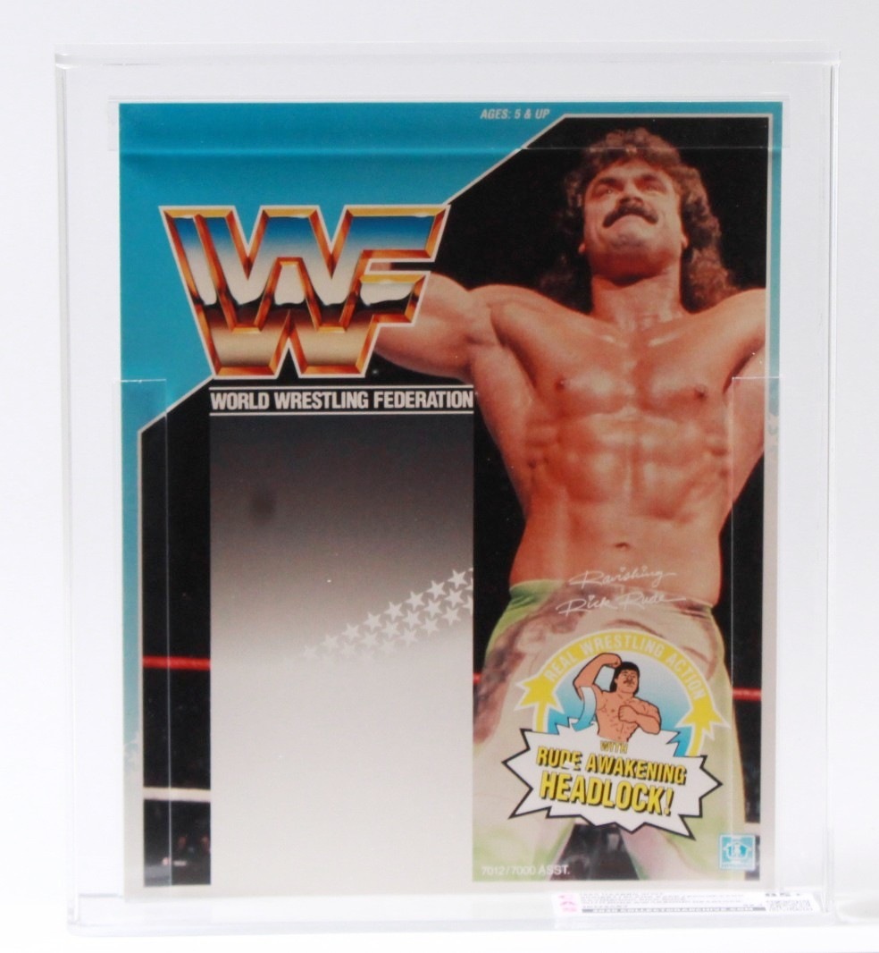 1990 Hasbro WWF Proof Card - Ravishing Rick Rude