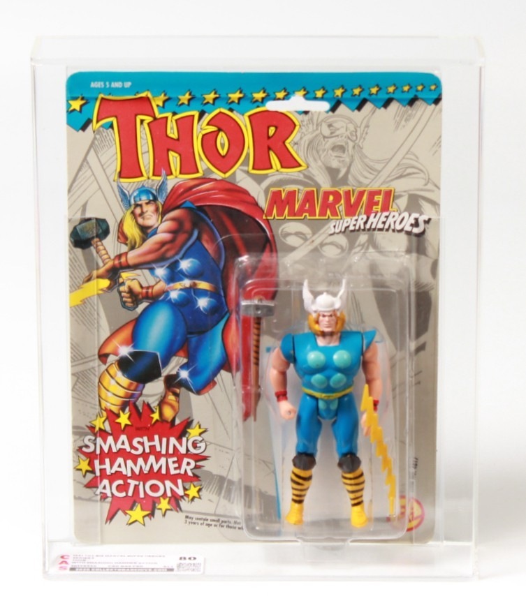 1991 Toy Biz Marvel Super Heroes Carded Action Figure Thor