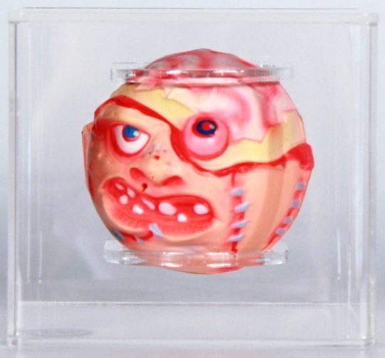 1985 AmToy Madballs Loose Toy - Crack Head