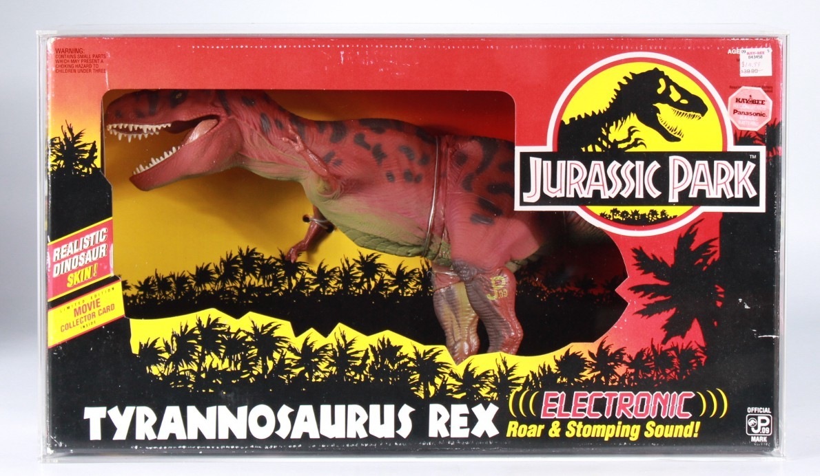 C1249 Tyrannosaurus Rex #1 Jurassic Park 1993 Topps Sticker 