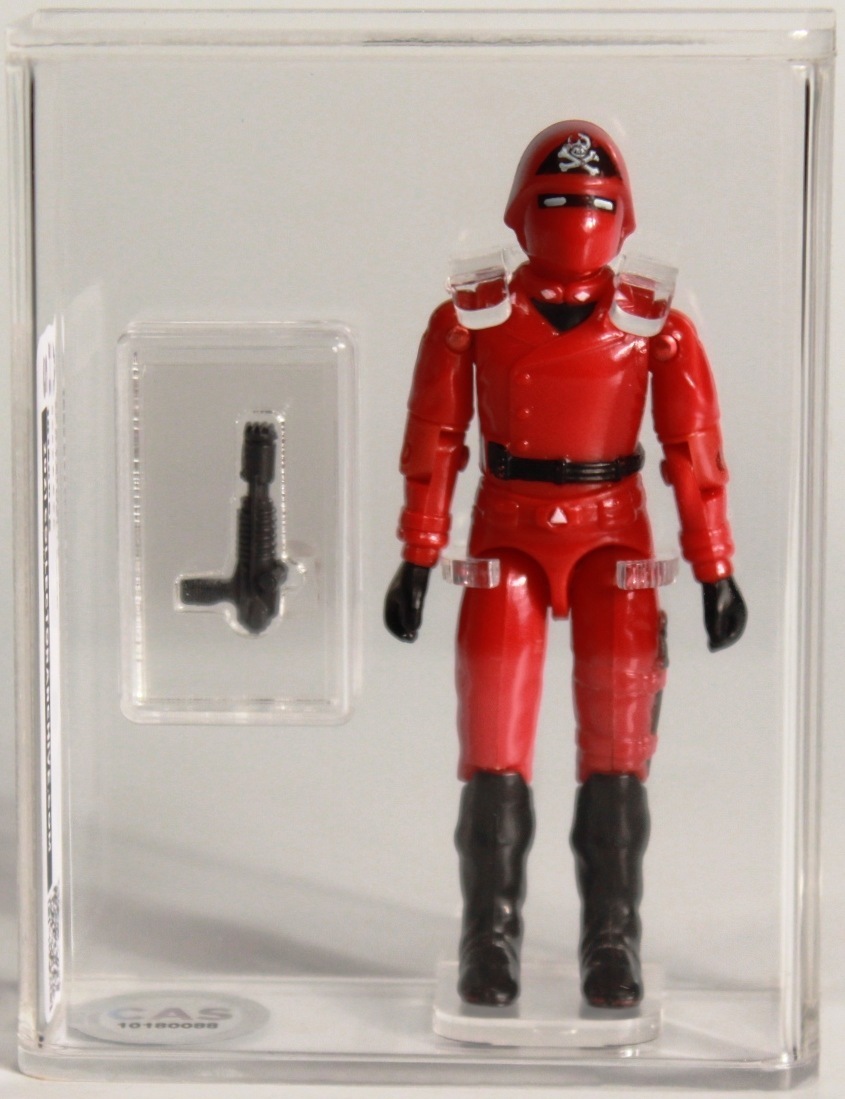 Vintage Palitoy Action Force ☆ ROBOSKULL WING GUN LASER PART RED SHADOW ☆ Figure 