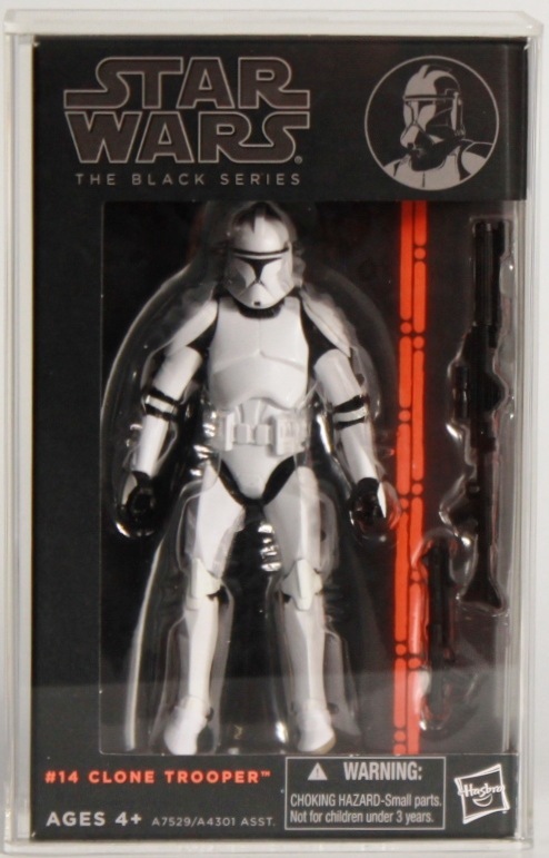 Figurine Star Wars Black Series #14 – Clone Trooper Orange Line (15 Cm) Hasbro Neuve Sous Blister
