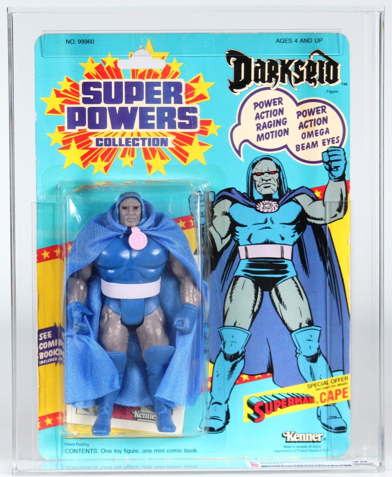 1985 Kenner Super Powers Carded Action Figure - Darkseid