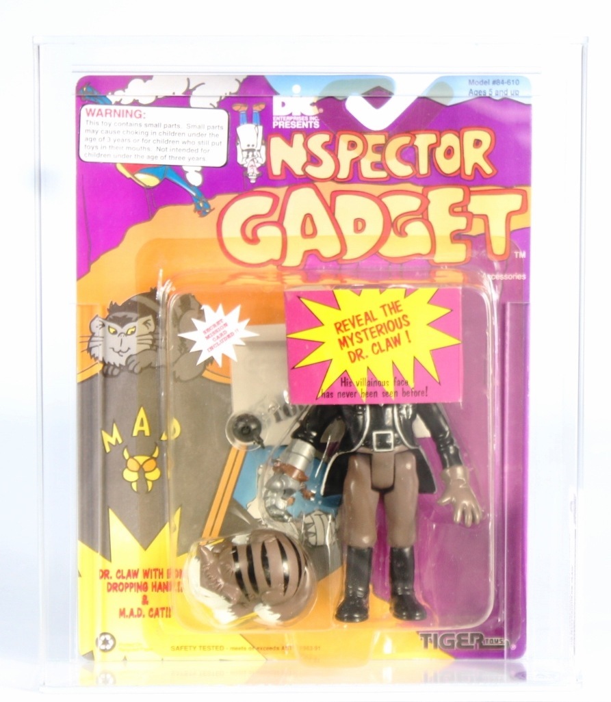 1992 Tiger Toys Inspector Gadget Carded Action Figure Dr Claw