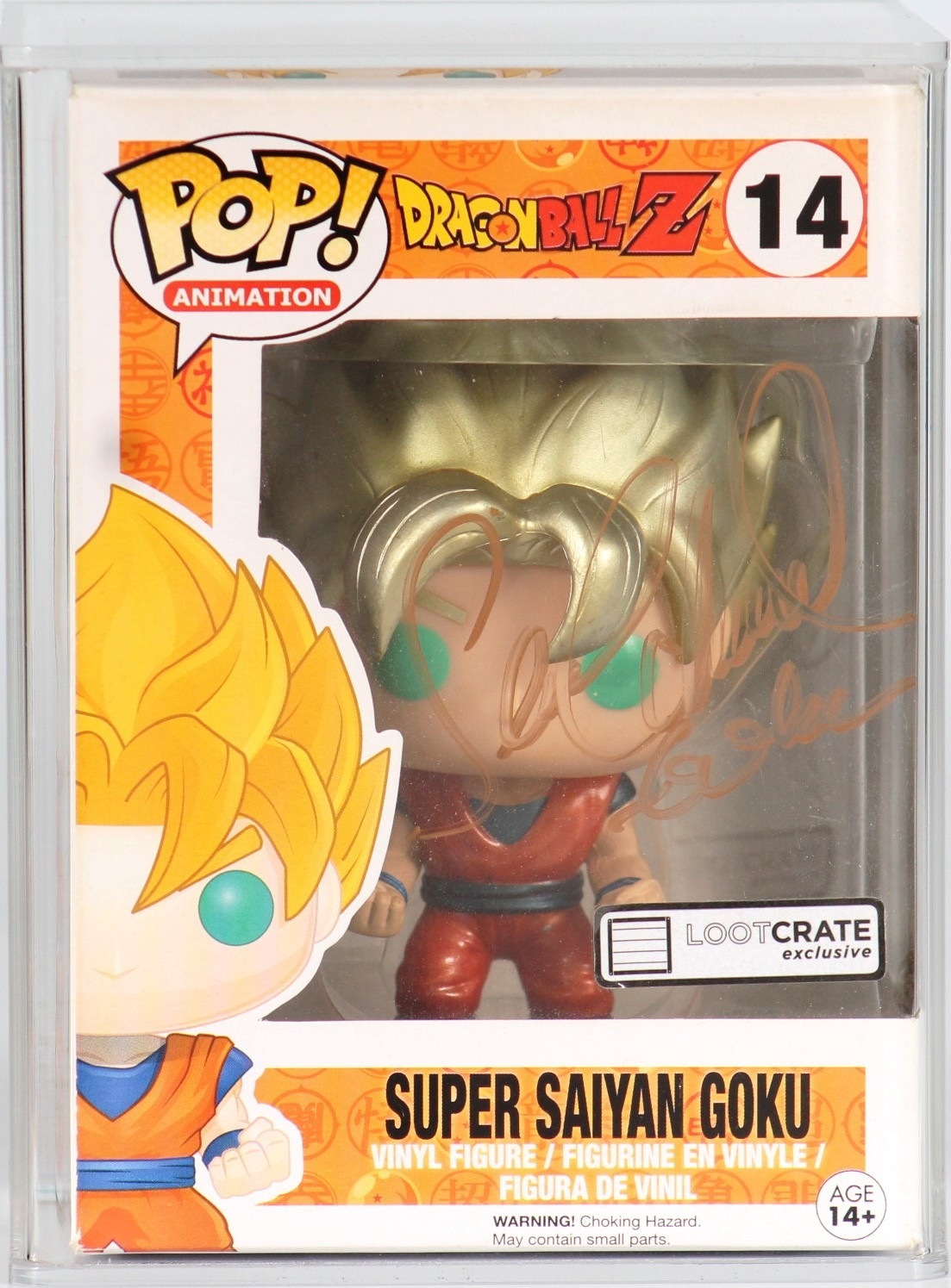 Funko Pop Dragon Ball Z Super Saiyan Goku Vinyl Figure # 14