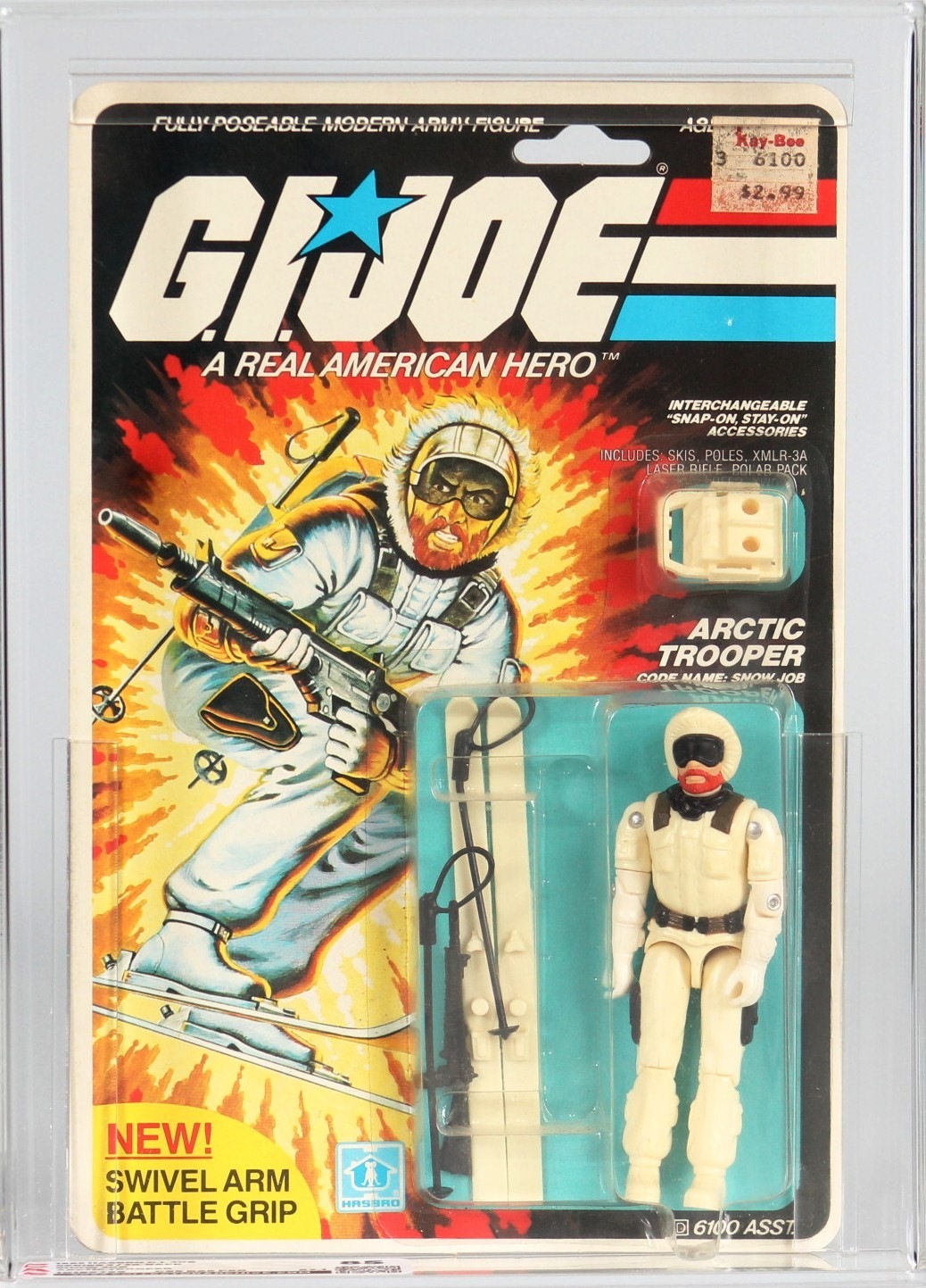 1983 Hasbro G.I. Joe Carded Action Figure - Snow-Job