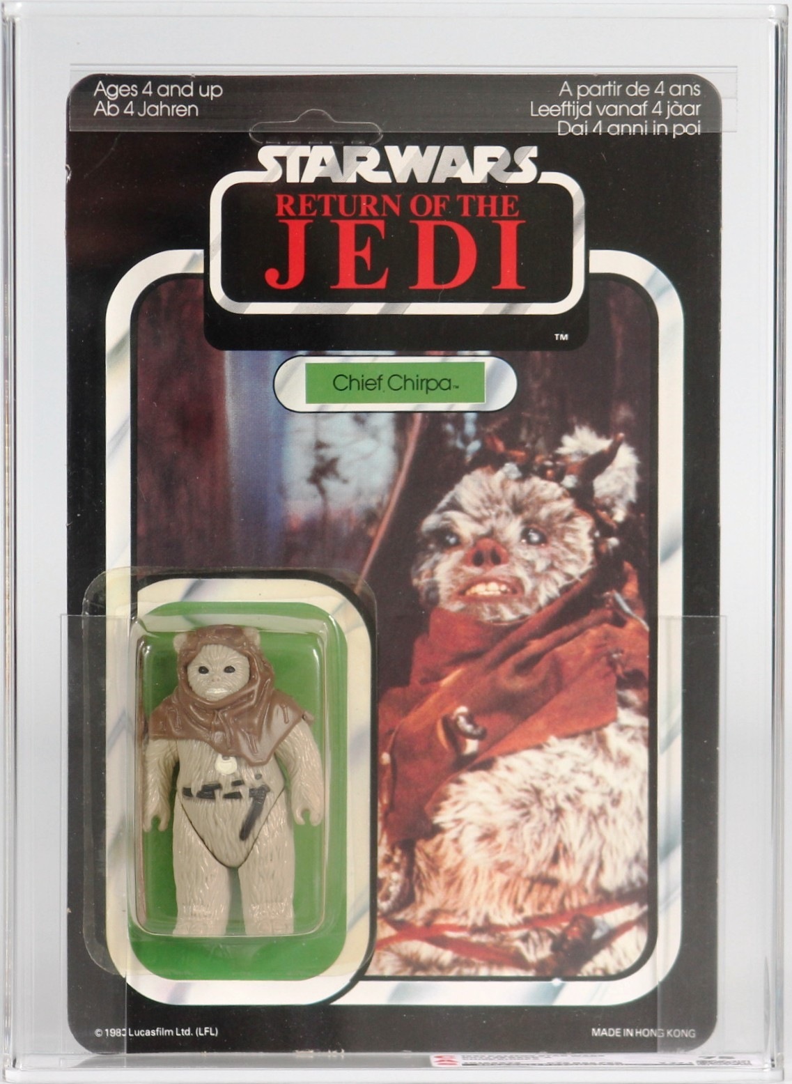 Star Wars Palitoy Carded Action Figure - Chief Chirpa