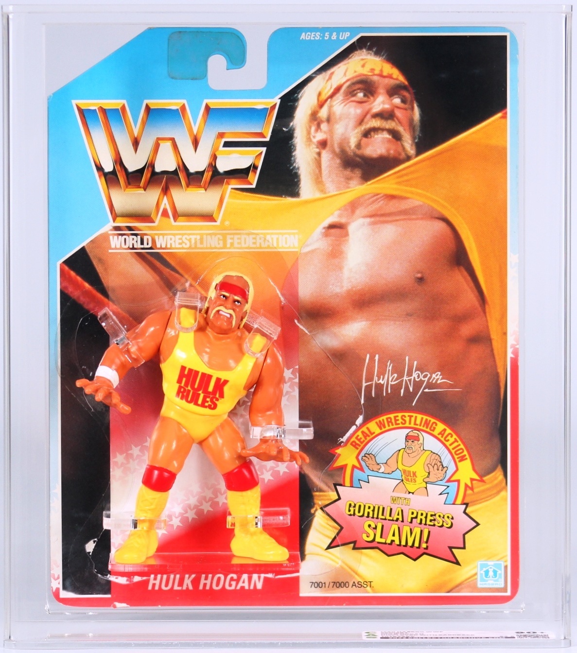 CUSTOM 1990 Hasbro WWF Loose Action Figure & Cardback - Hulk Hogan ...