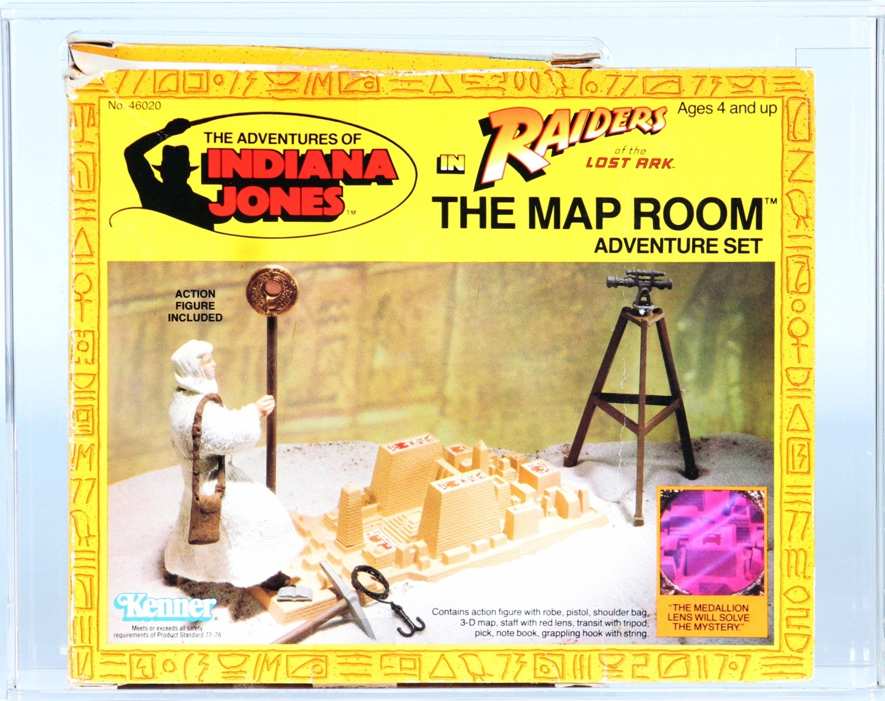 Vintage Kenner 1982 Indiana Jones Map room bien des âmes Convoy Truck parts