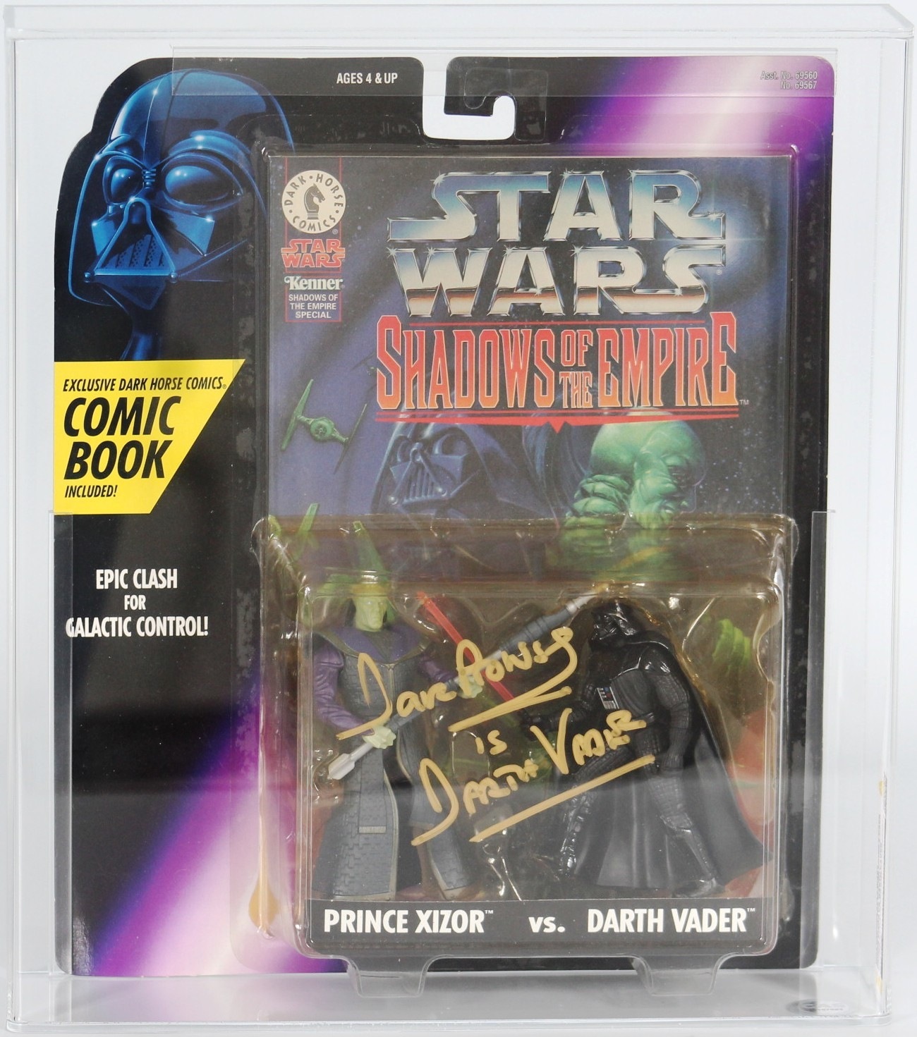 Star Wars POTF SOTE Shadows cheapest of Empire Darth Vader Xizor comic 2 pack MOC 1220