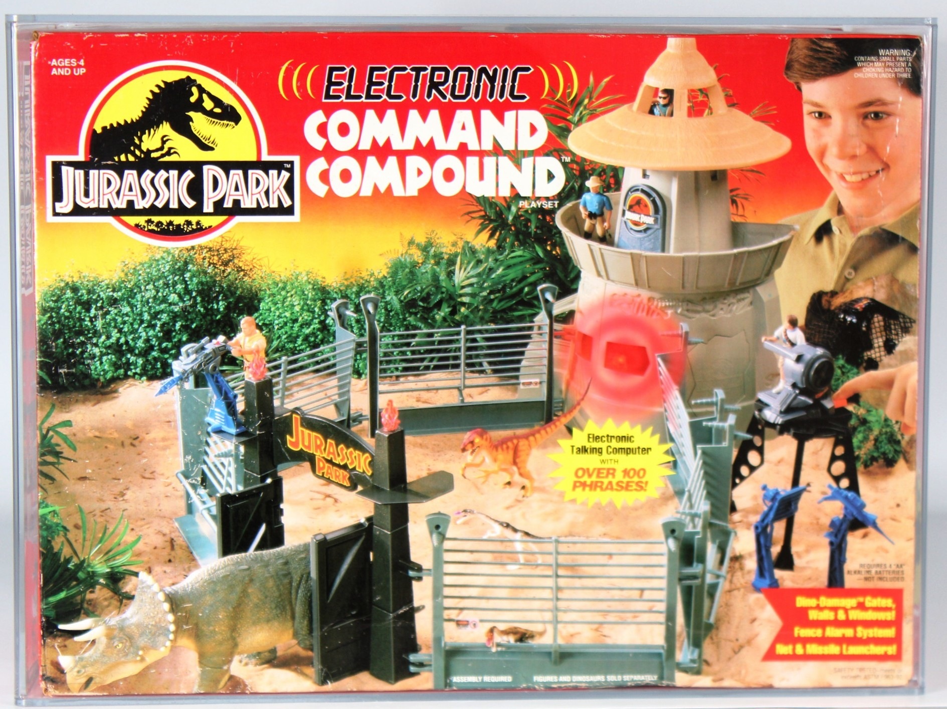 1993 Kenner Jurassic Park Boxed Playset - Electronic Command Compound