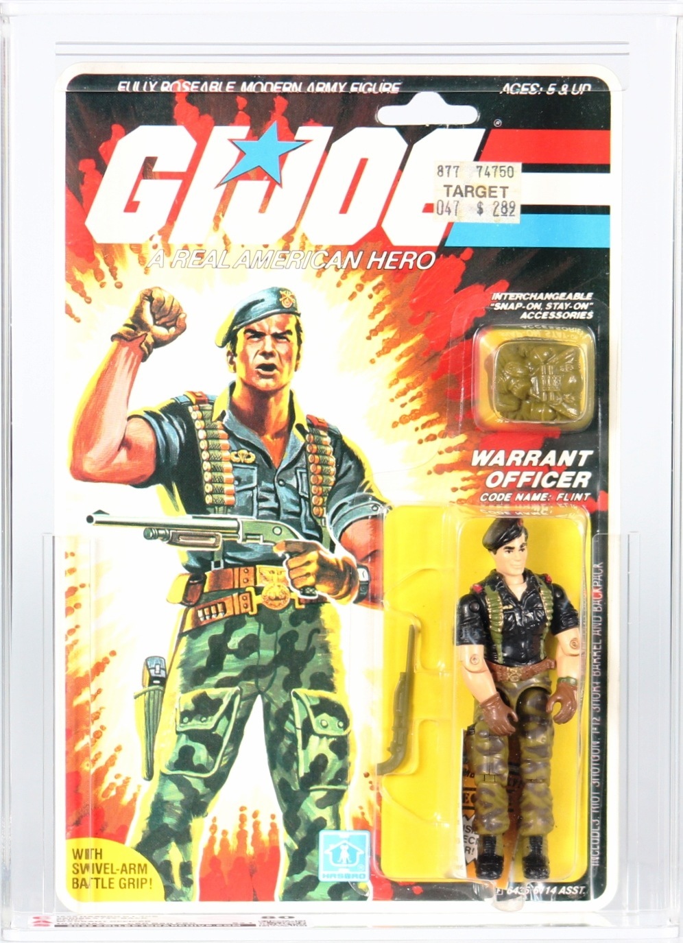 1985 Hasbro G.I. Joe Carded Action Figure - Flint