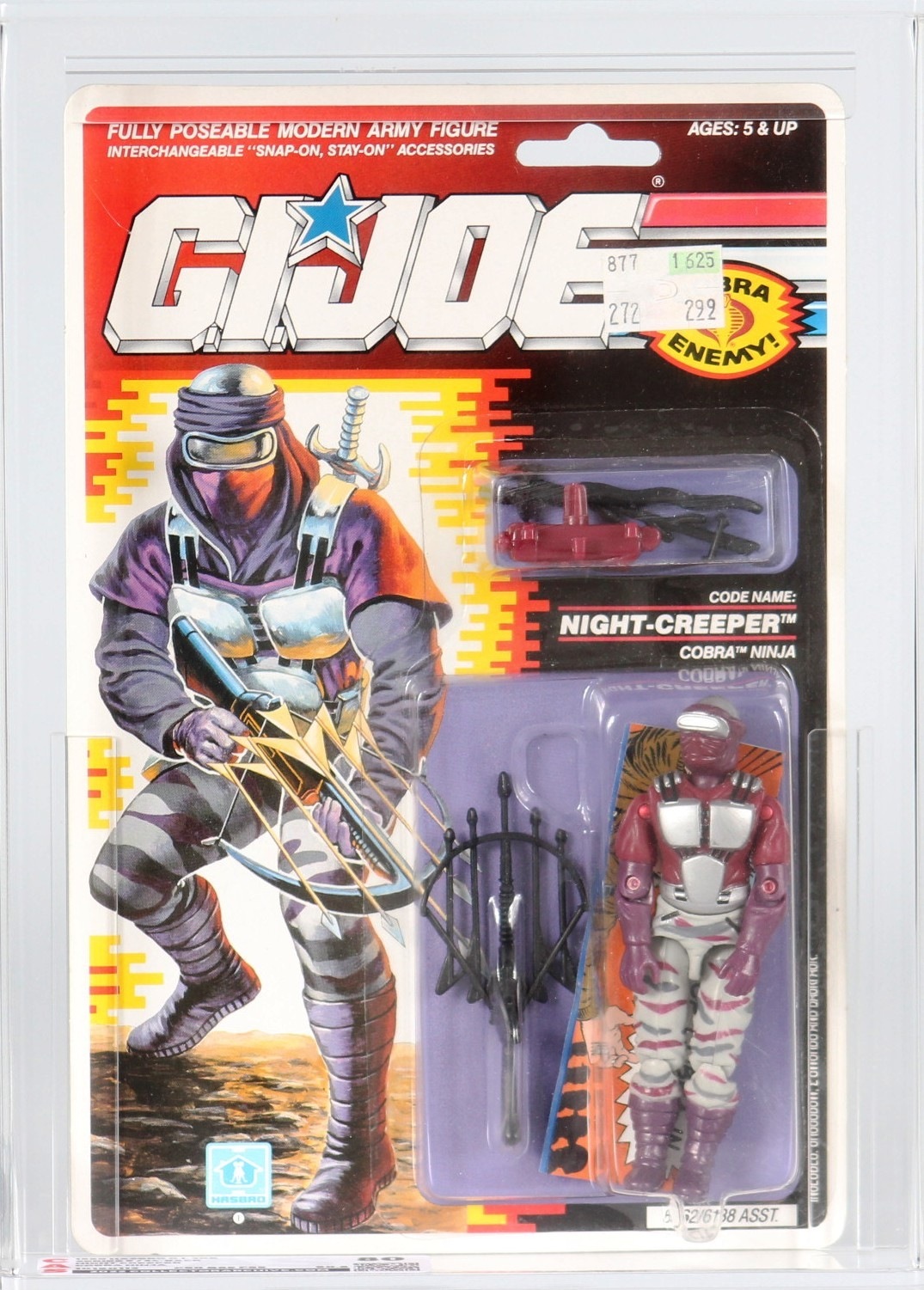 GI JOE ACTION FIGURE 1990 Nightcreeper LOOSE FIGURE 