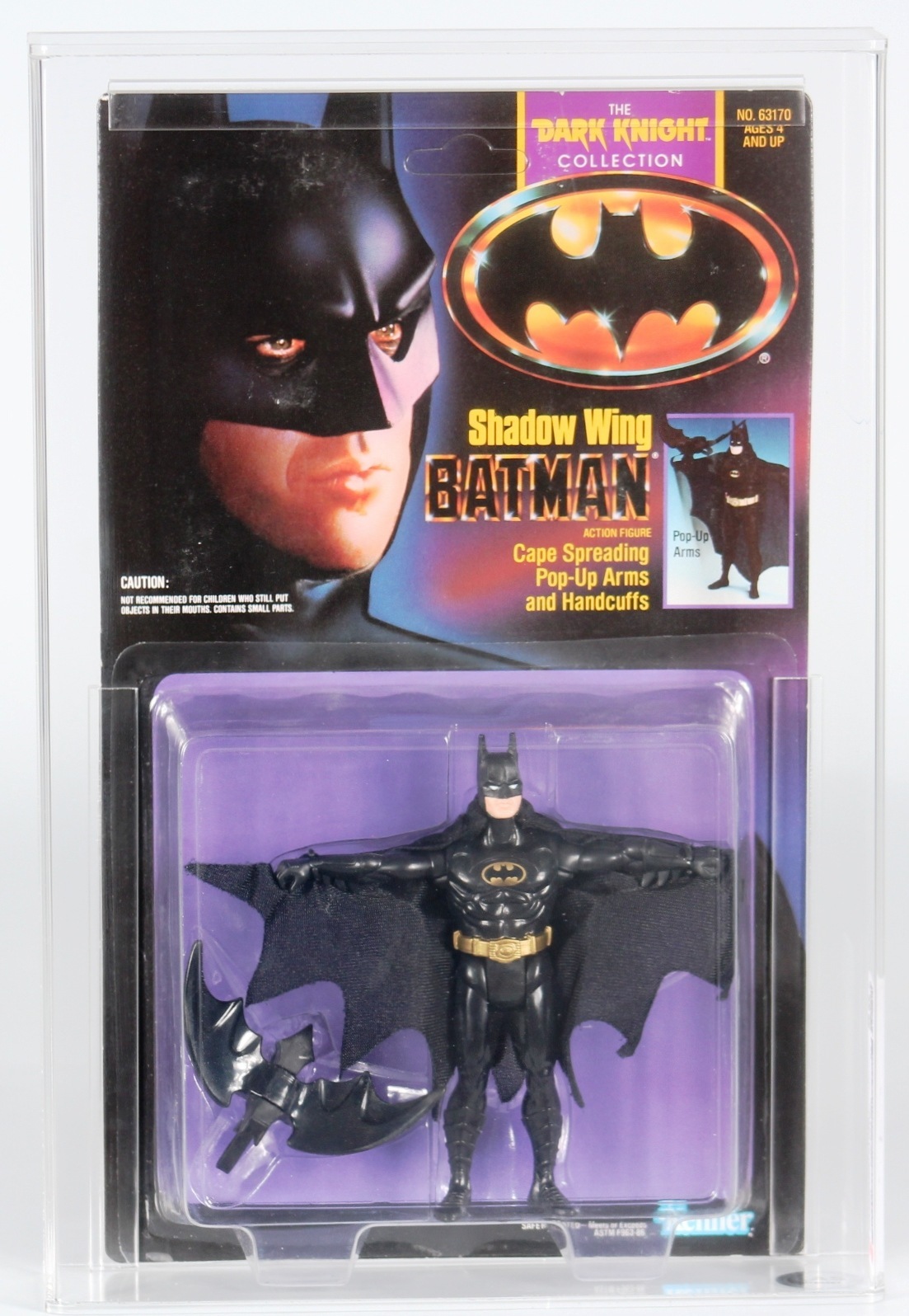 1990 Kenner Batman Dark Knight Collection Carded Action Figure - Shadow  Wing Batman