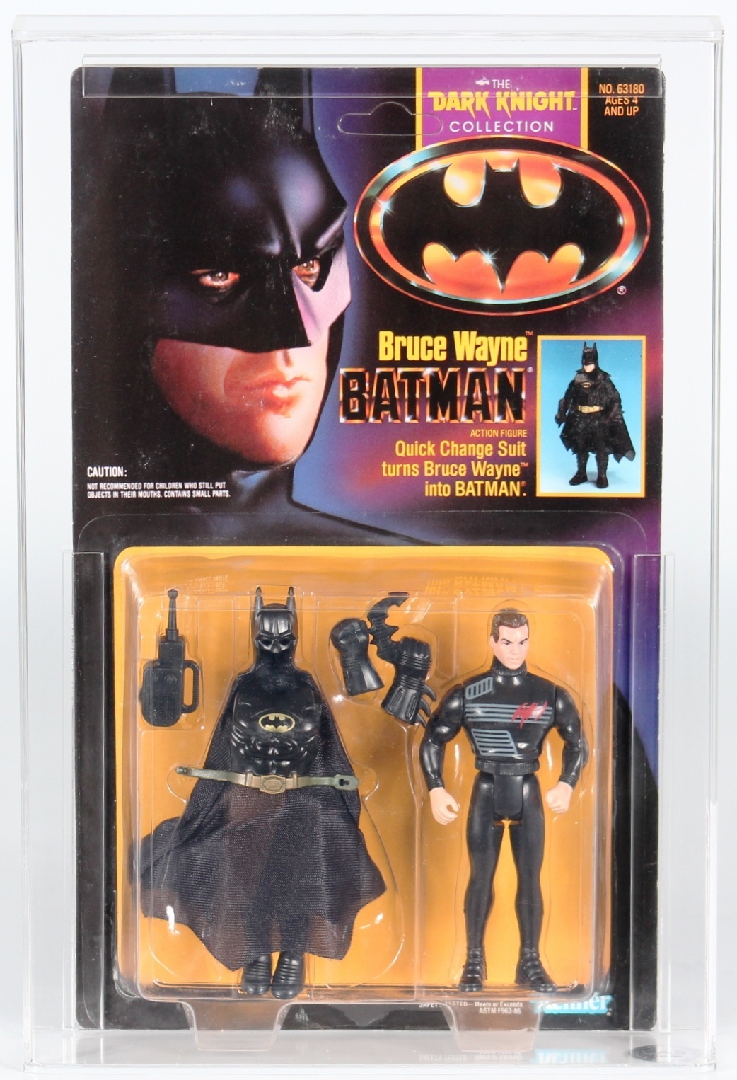 1990 Kenner Batman Dark Knight Collection Carded Action Figure - Bruce  Wayne (Quick Change Suit)