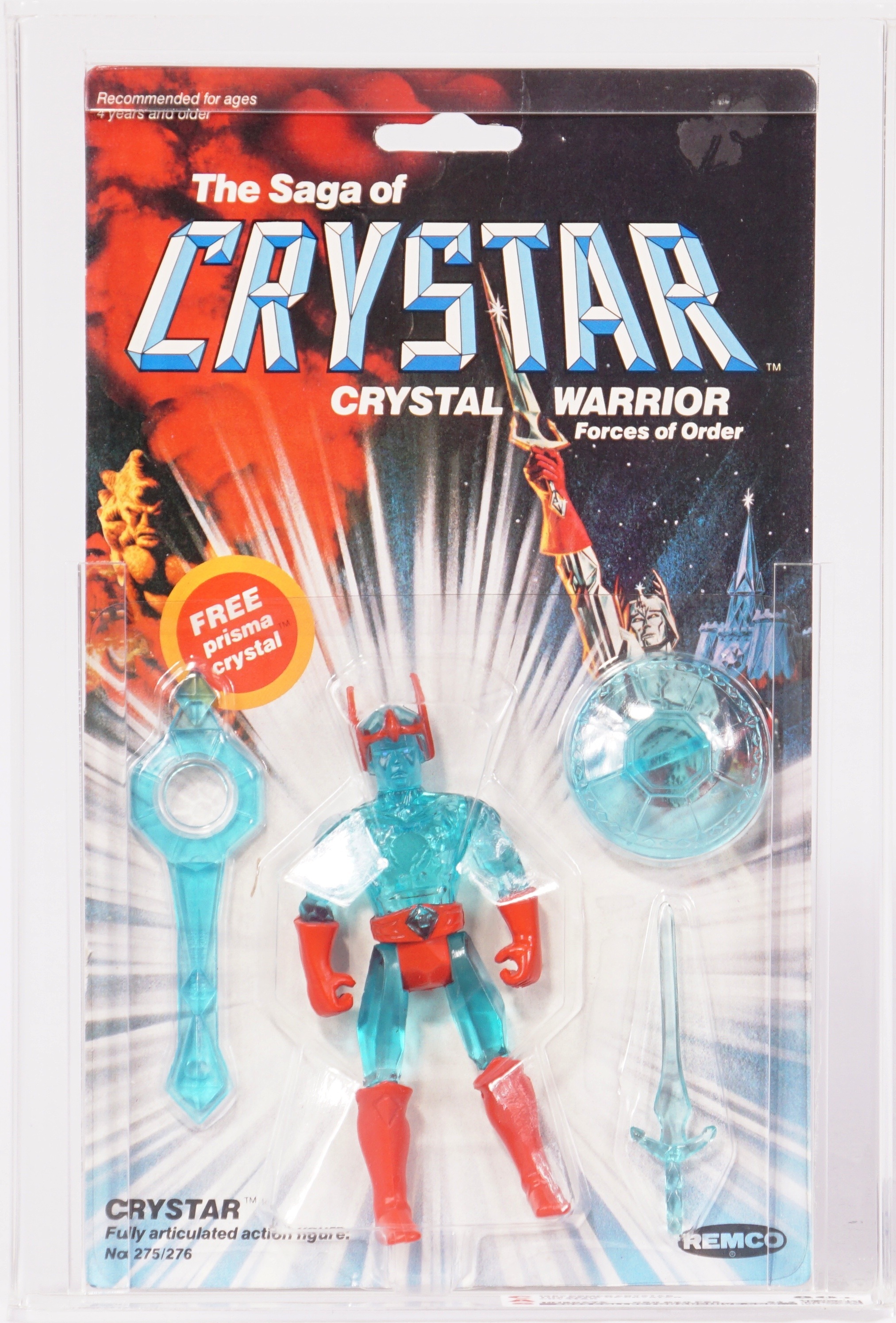 1982 Remco Saga of Crystar Carded Action Figure - Crystar