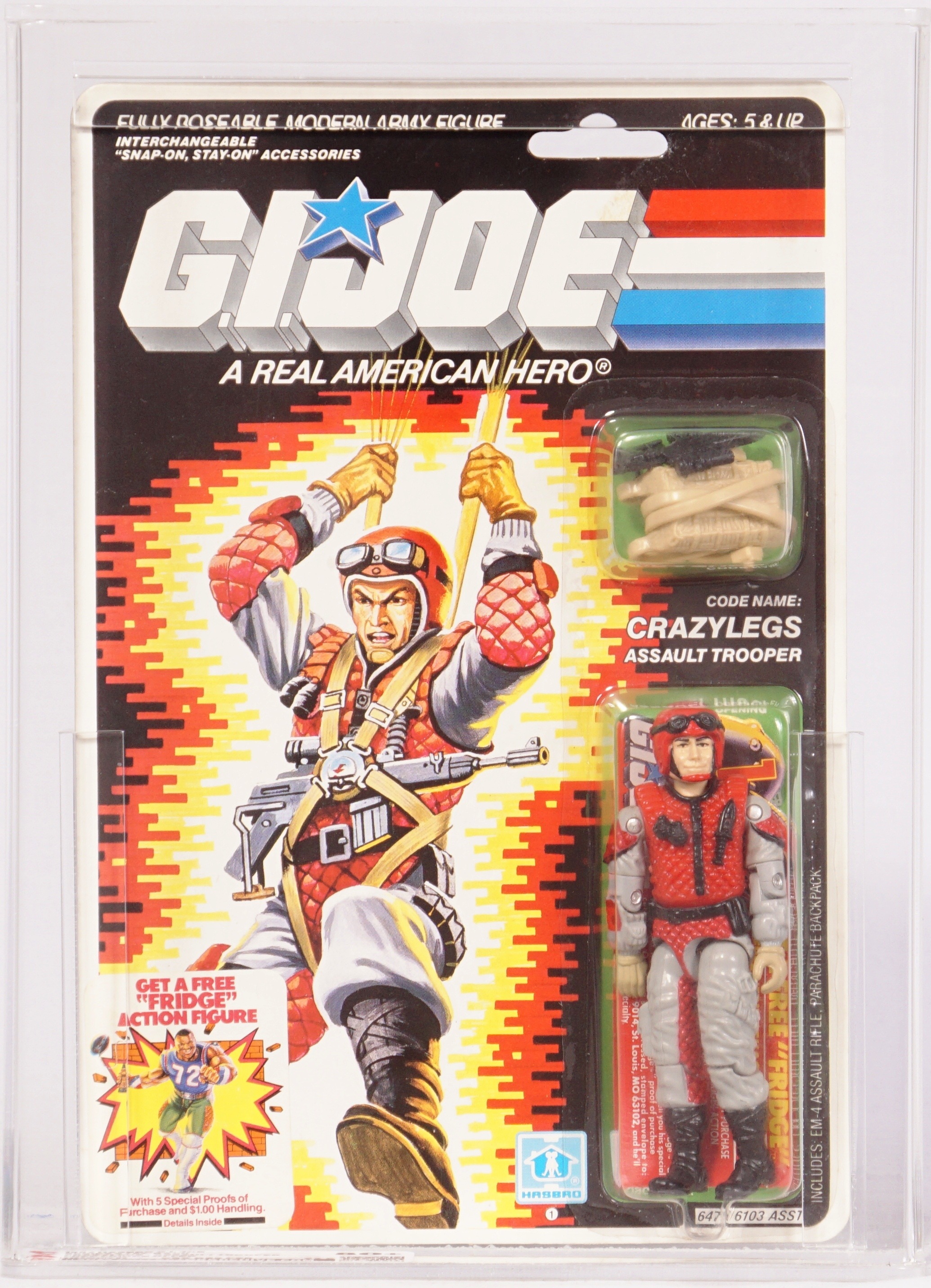 Figurine G.I. JOE Crazylegs 1987 – Hasbro – Collection Vintage