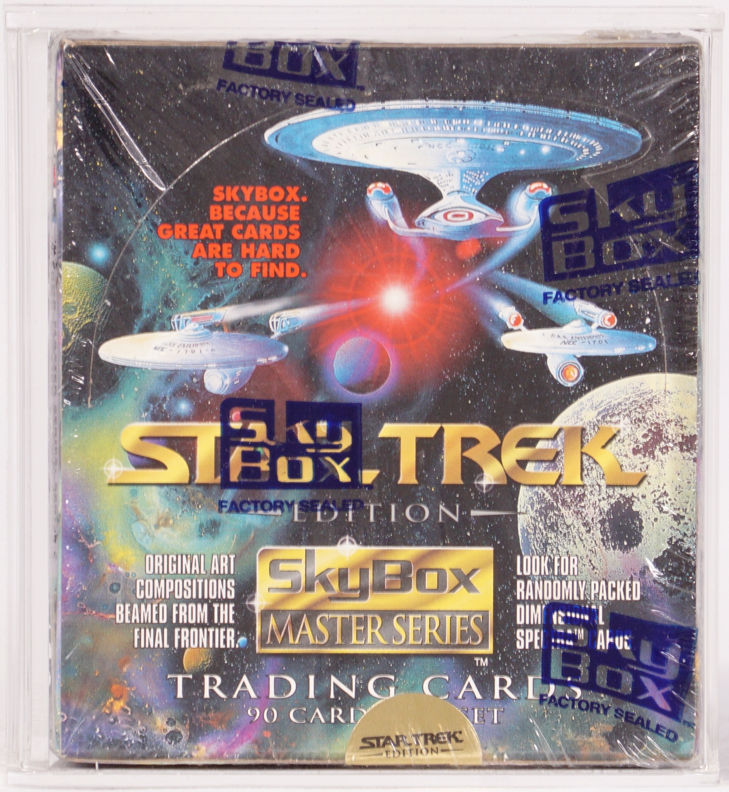 1993 Skybox Master Series 36ct. Box Trading Cards - Star Trek Series 1