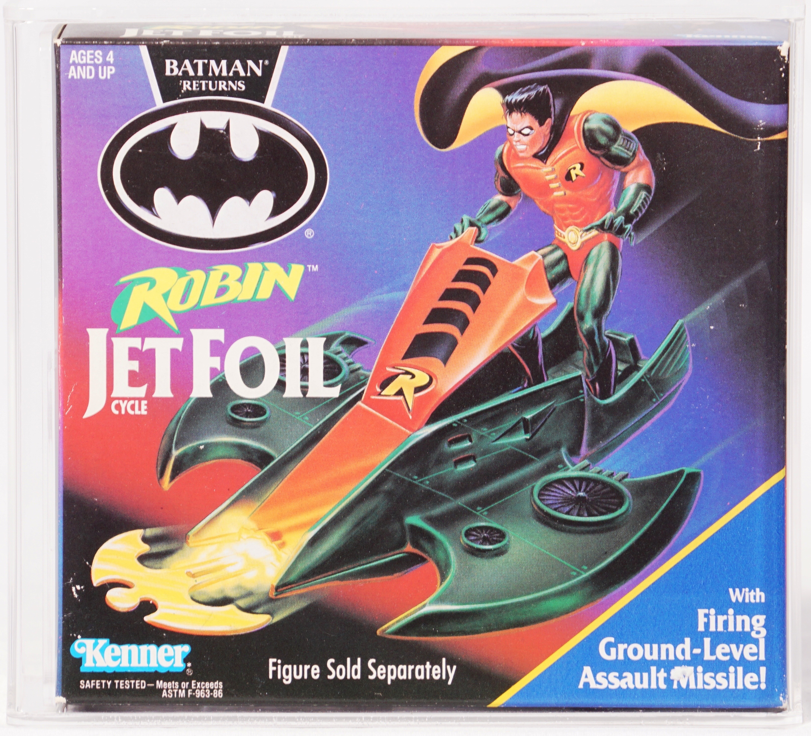 1991 Kenner Batman Returns Boxed Vehicle - Robin Jet Foil Cycle