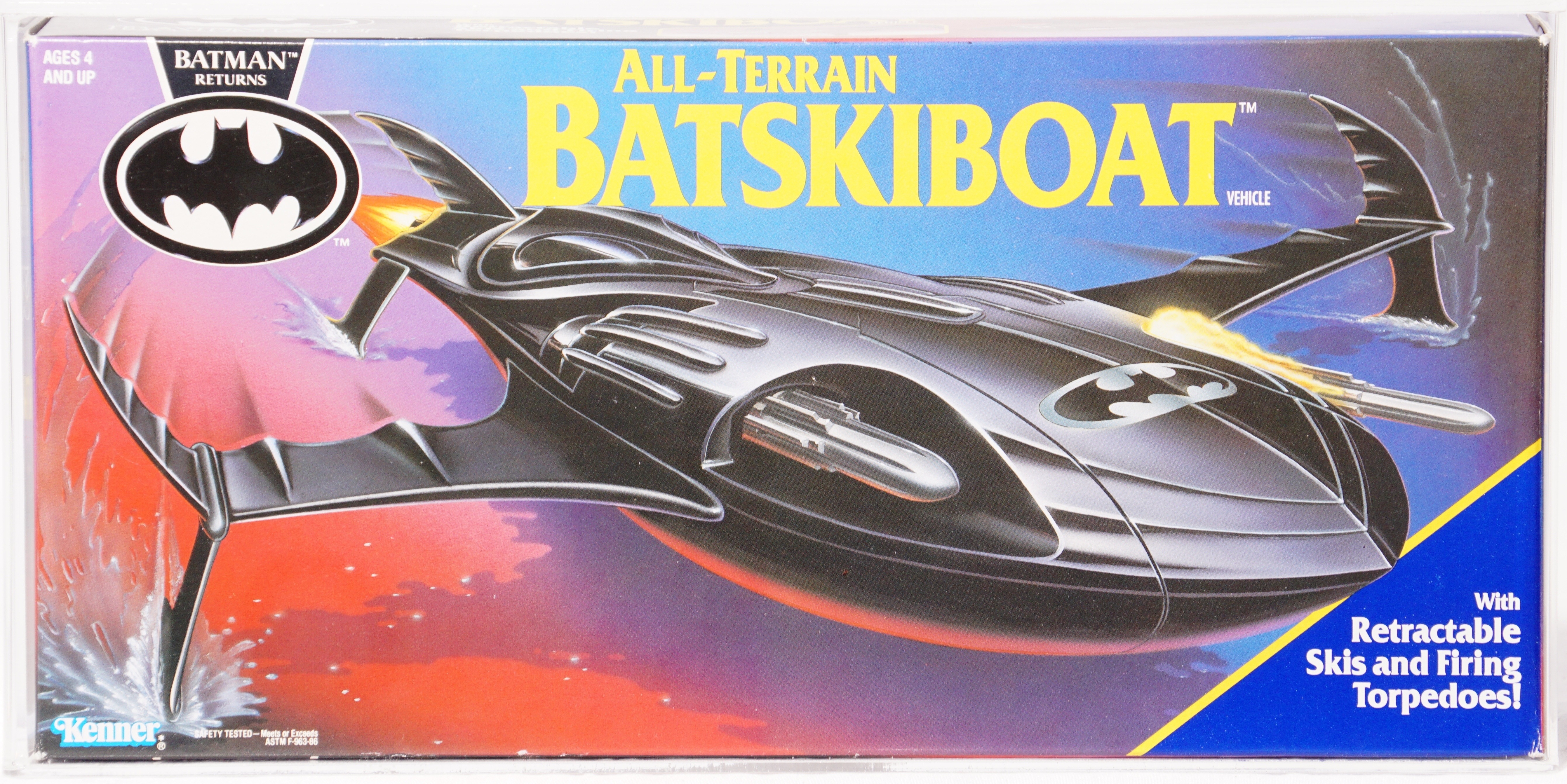 1992 Kenner Batman Returns Boxed Vehicle - Batskiboat