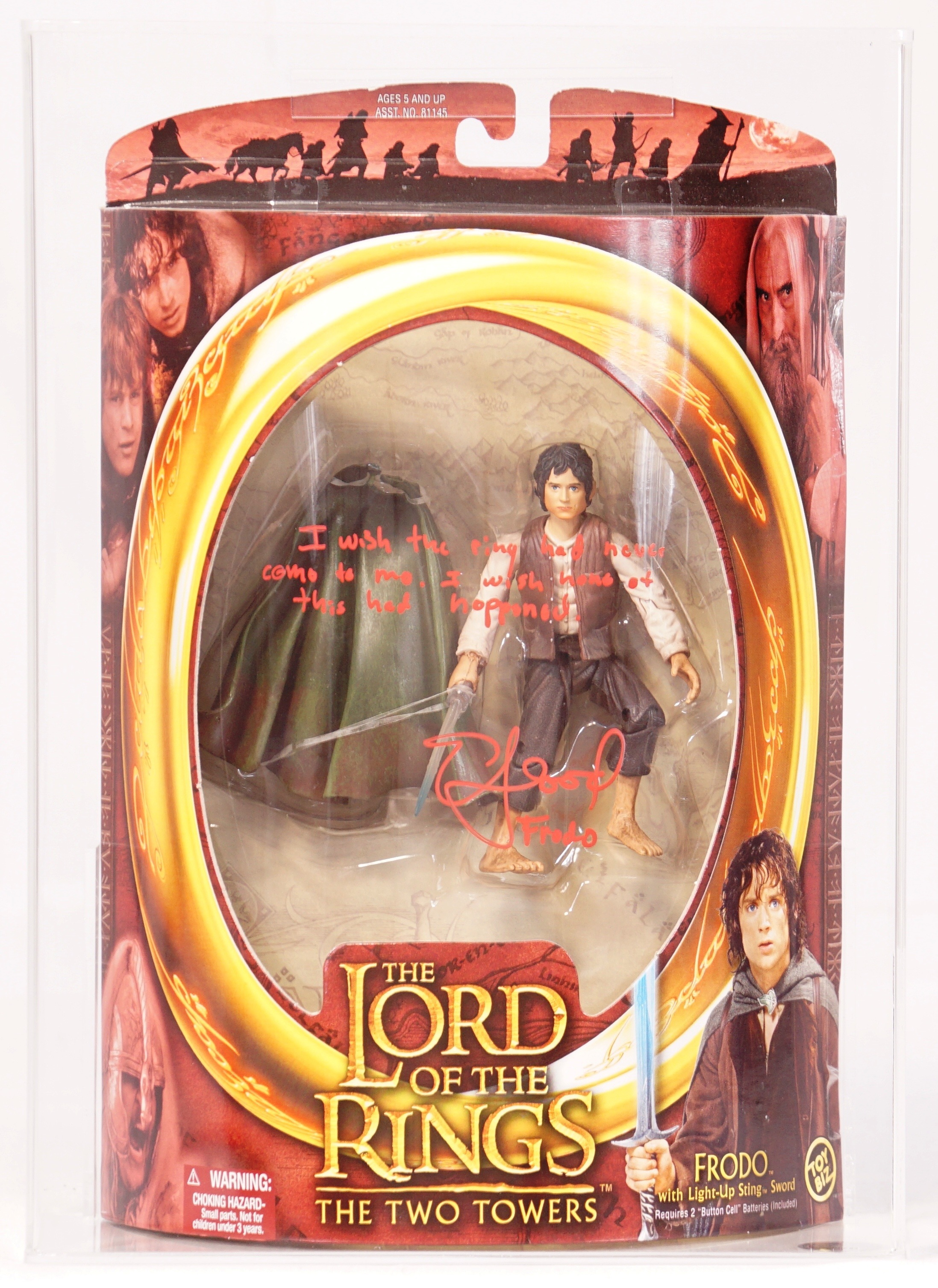 CUSTOM 2002 Toy Biz Lord of the Rings Boxed Action Figure - Frodo