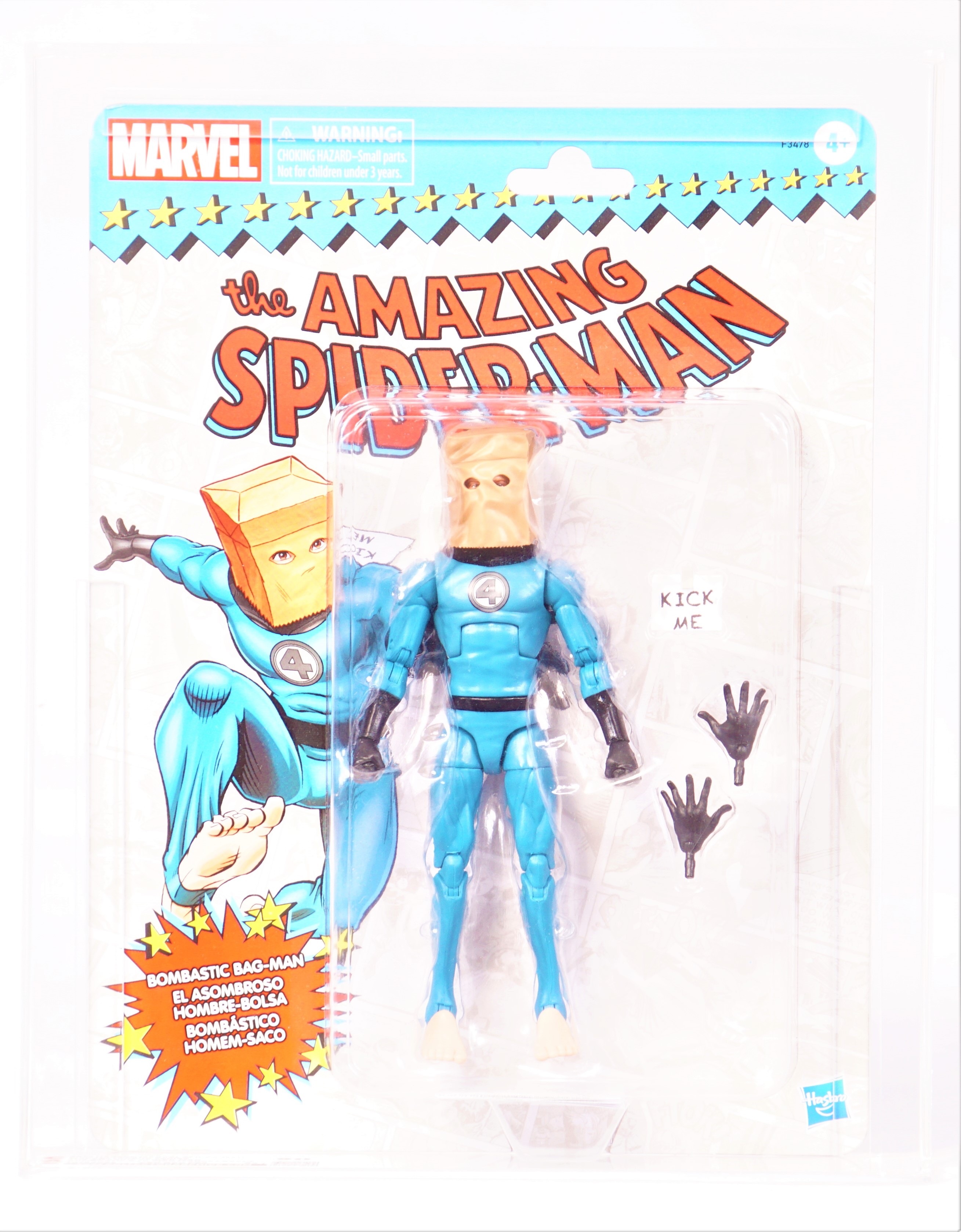 Bombastic fashion bag man action figure