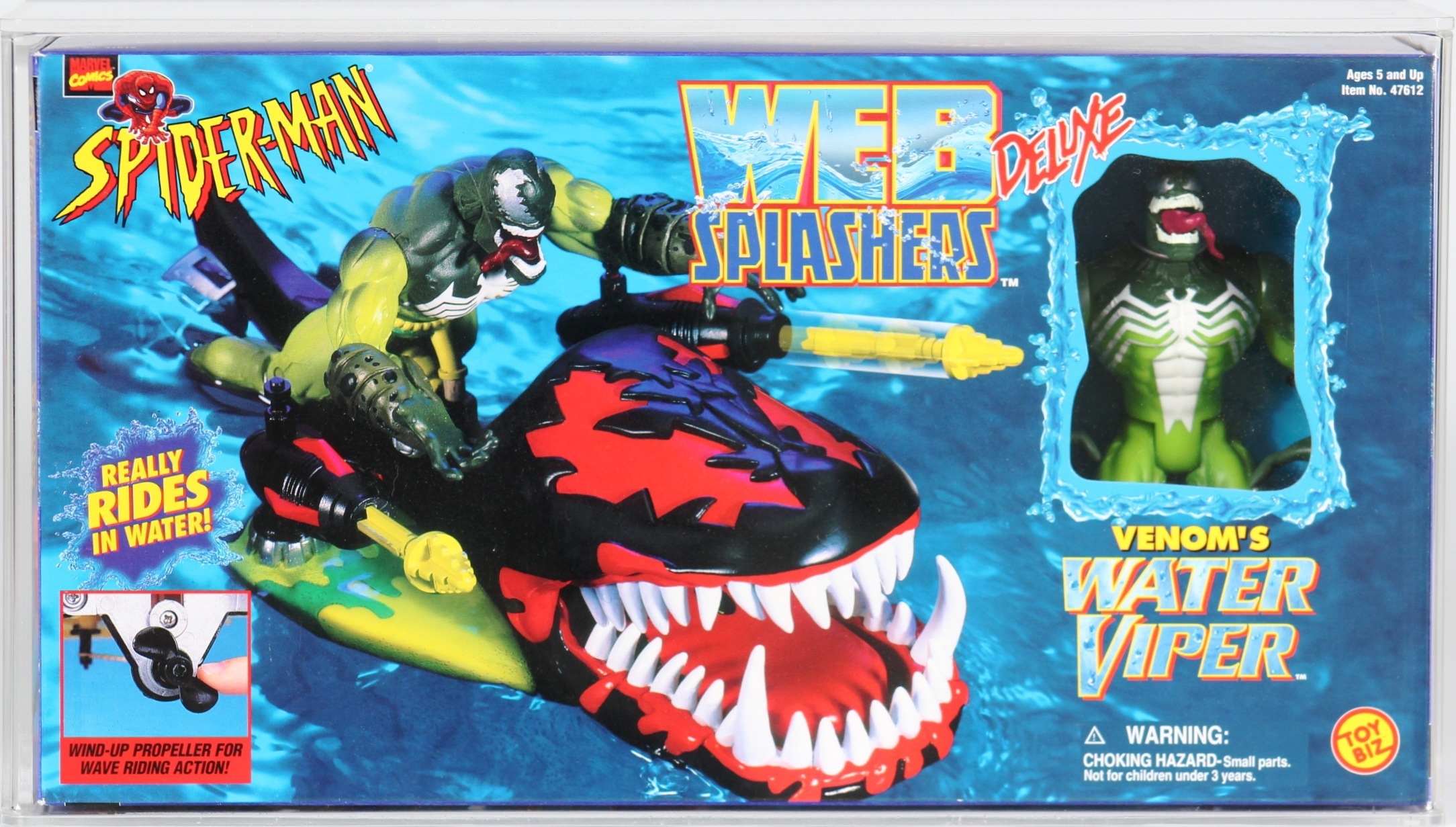□トイビズ スパイダーマン Web Splashers Deluxe Spideys Wave