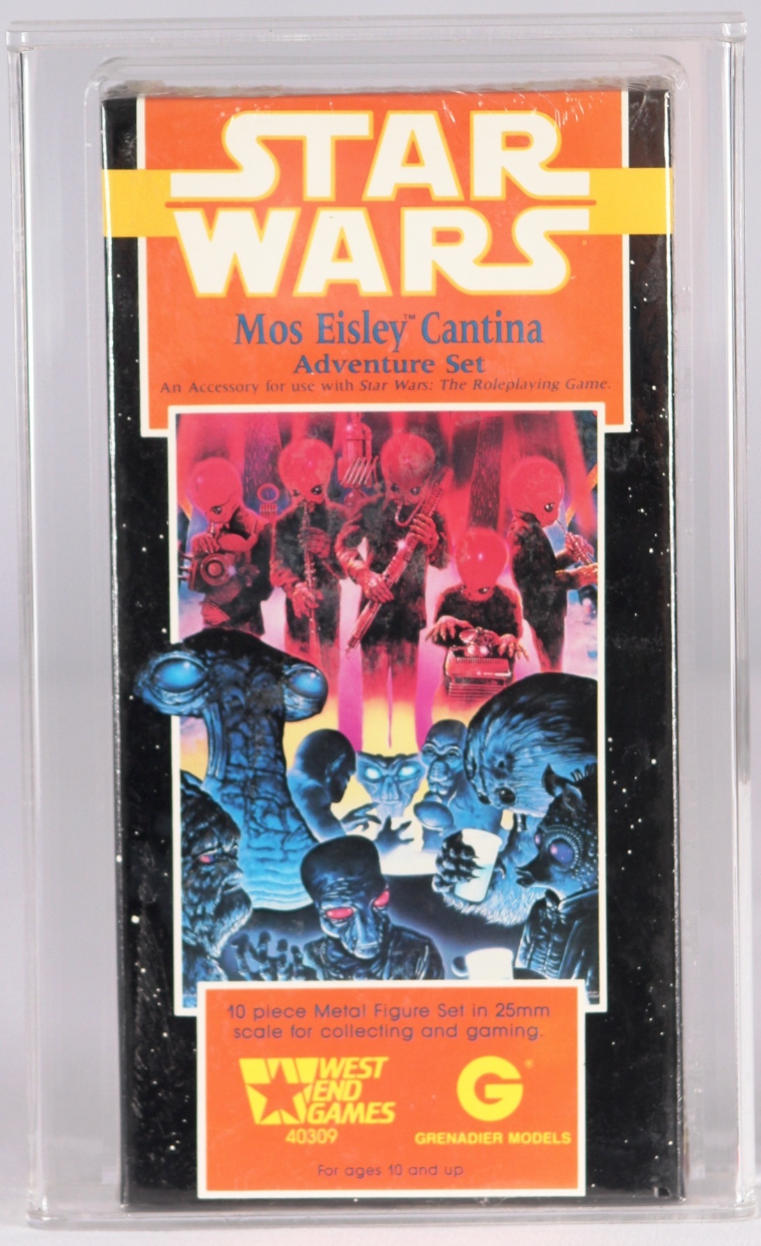 1989 West End Games Star Wars Grenadier Models 25mm Metal Figure Set - Mos  Eisley Cantina