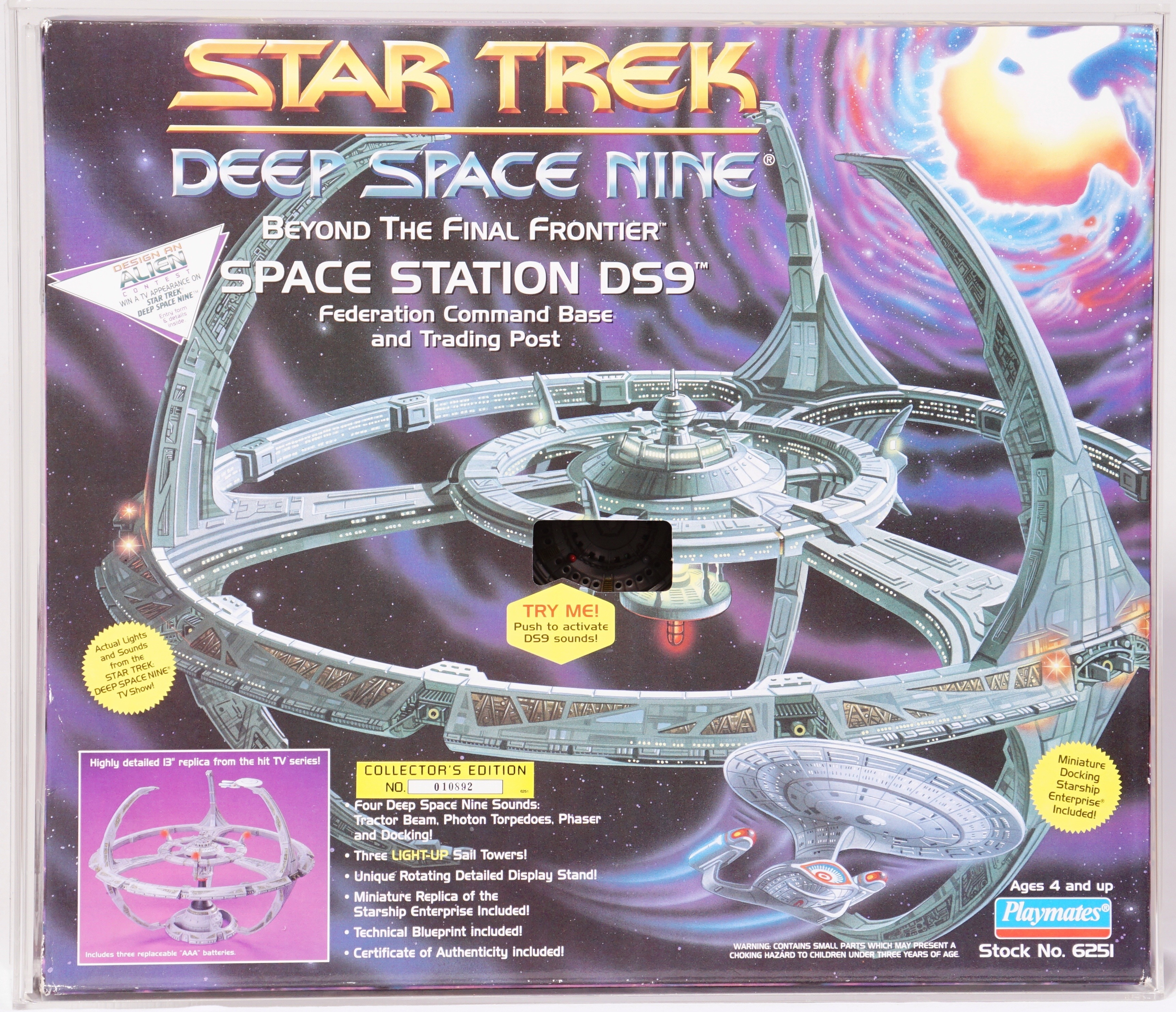Star　Playmates　DSN　DS9　Space　Boxed　Playset　Trek　1994　Station
