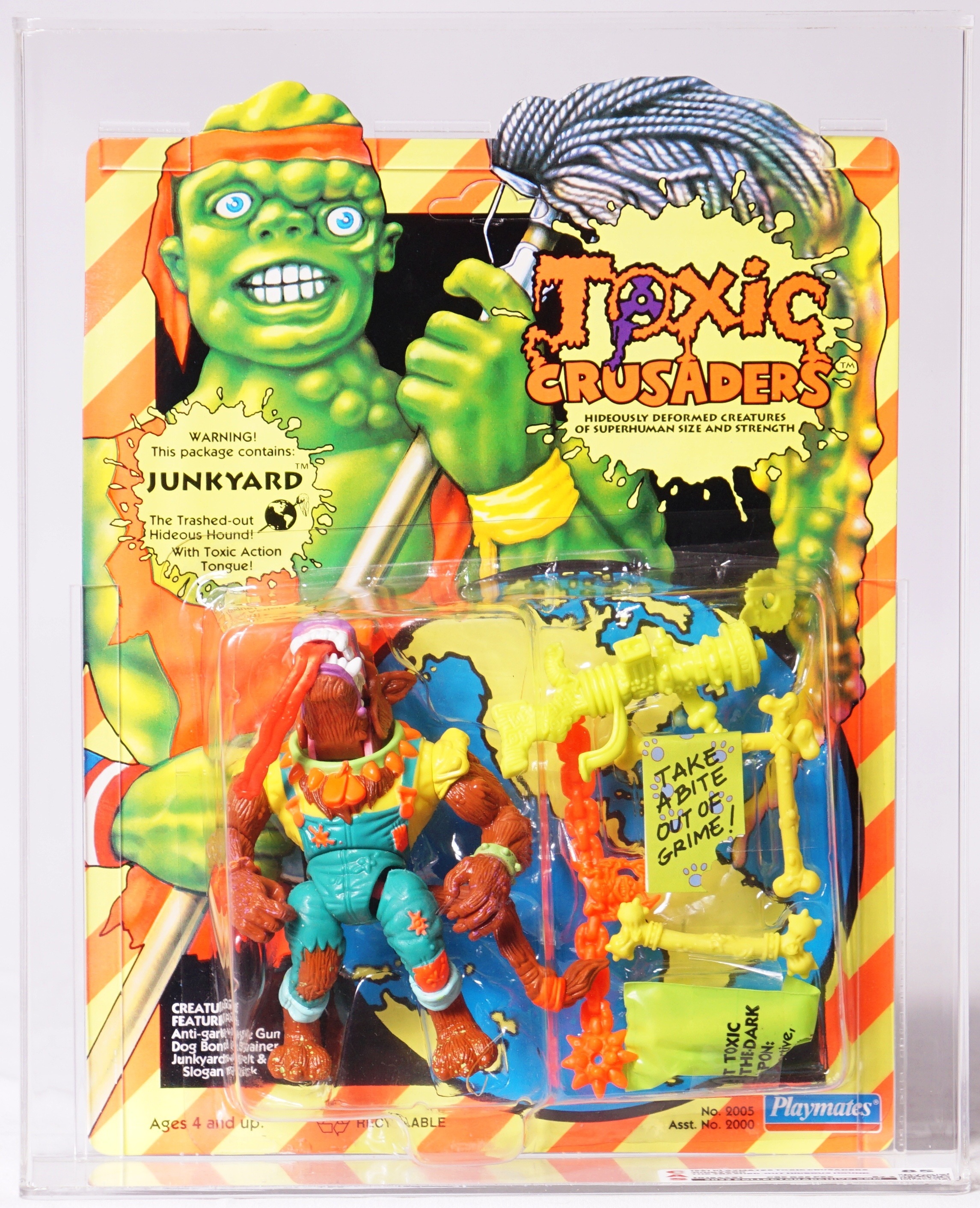 1991 Playmates Toxic Crusaders Carded Action Figure - Junkyard