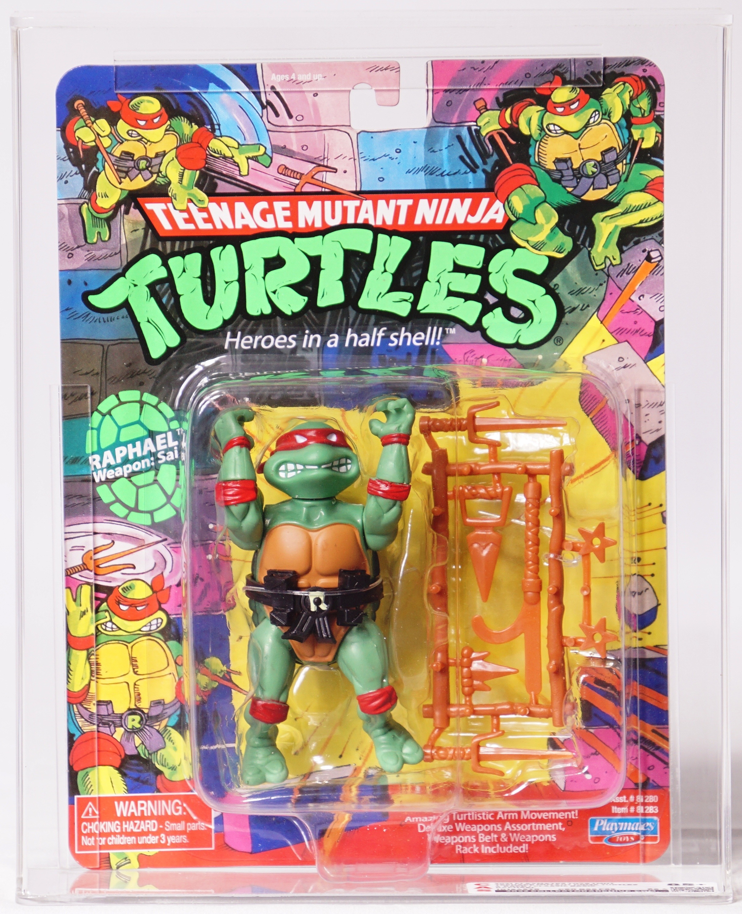 2021 Playmates Teenage Mutant Ninja Turtles Carded Action Figure - Raphael