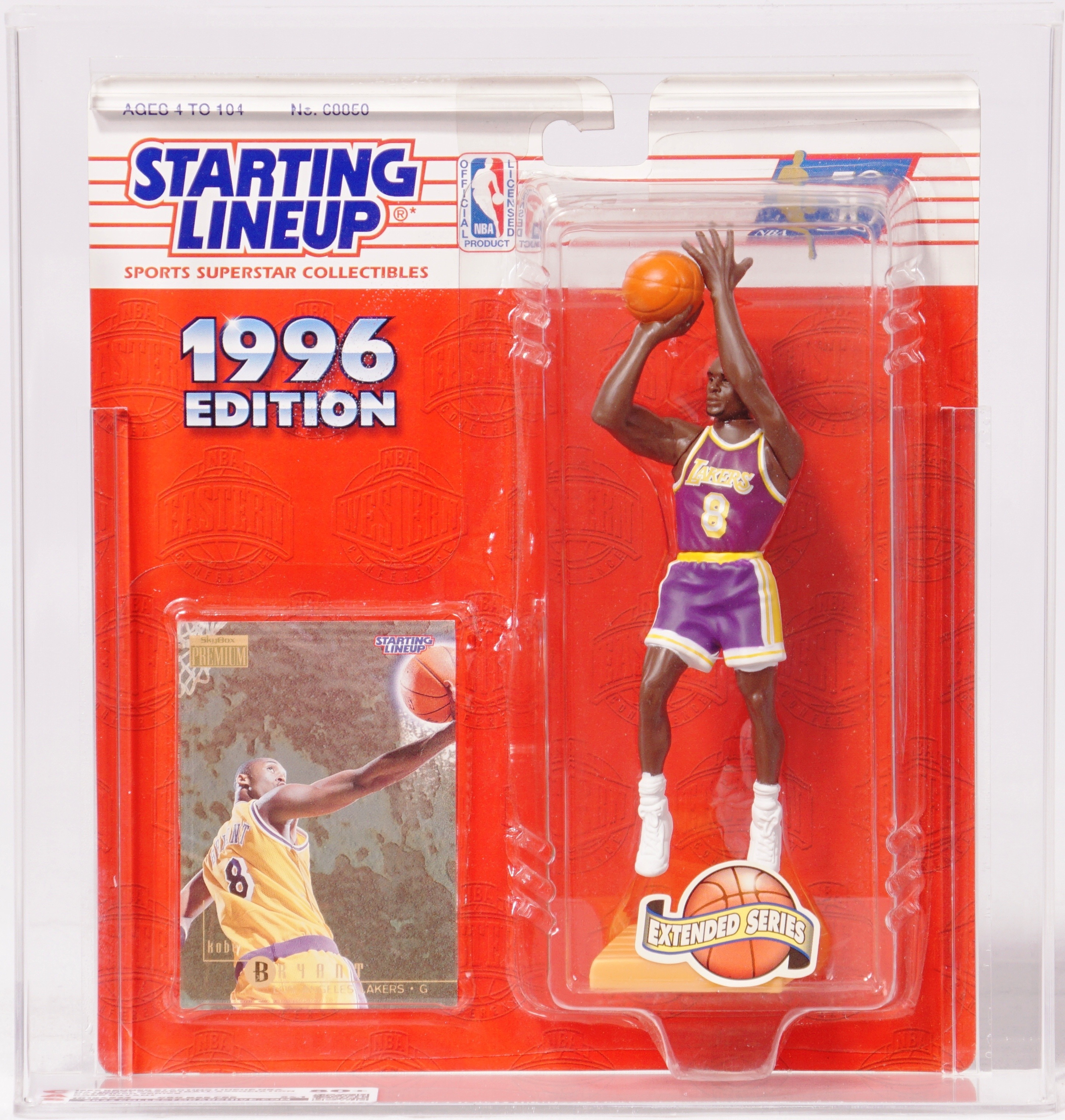 1996 Kenner Starting Lineup NBA Carded Sports Figure - Kobe Bryant