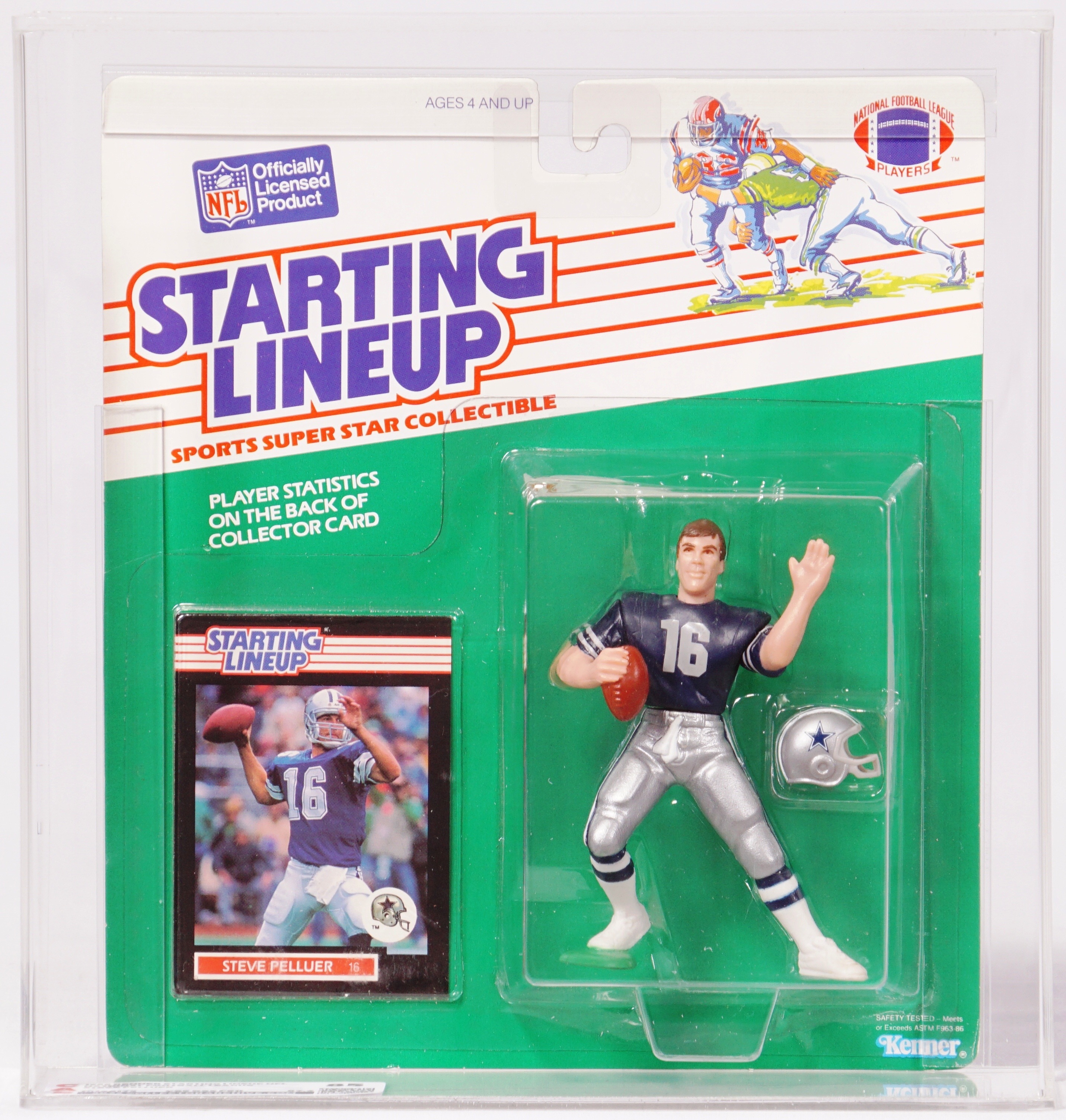 1989 Kenner Starting Lineup NFL Carded Sports Figure - Steve Pelluer